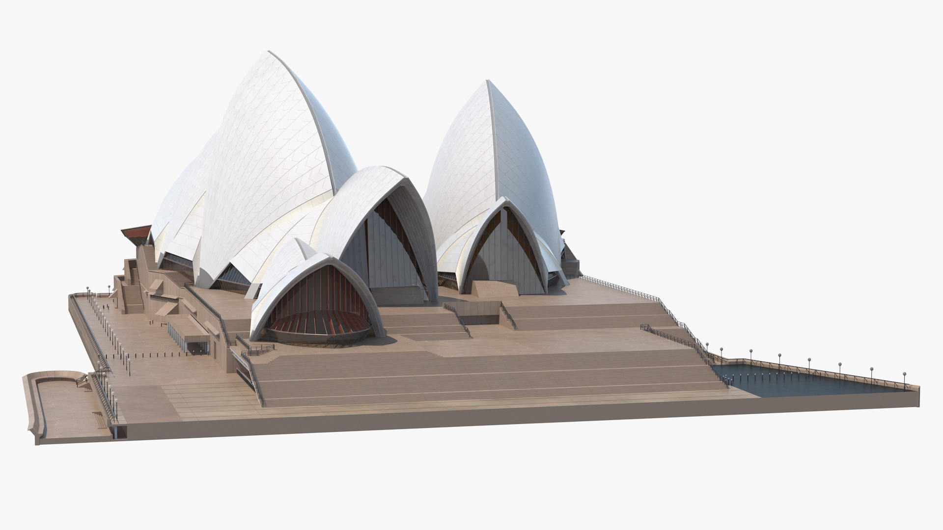 3D Sydney Opera House Performing Arts Centre