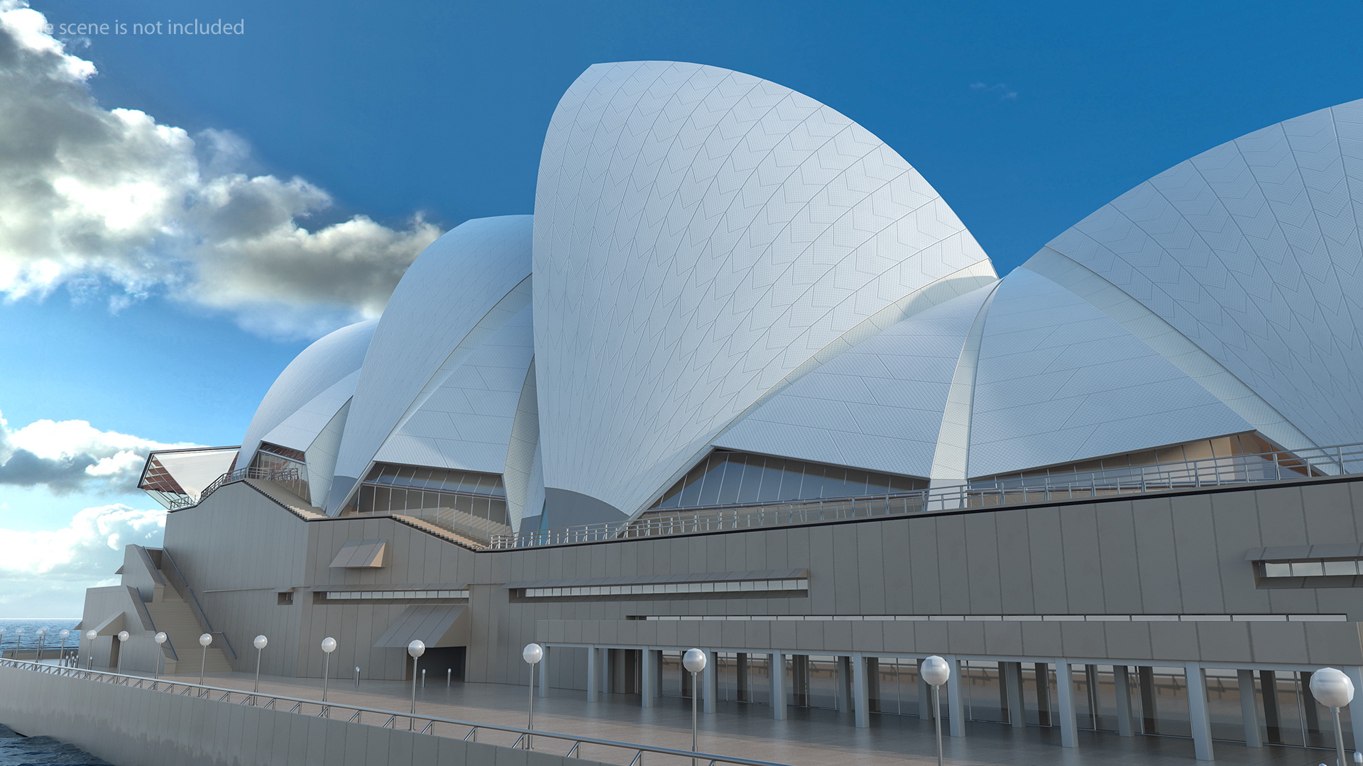 3D Sydney Opera House Performing Arts Centre