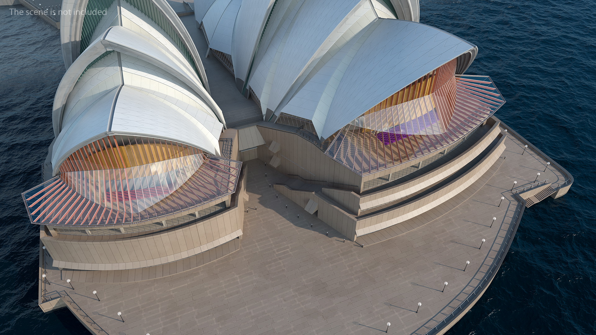 3D Sydney Opera House Performing Arts Centre