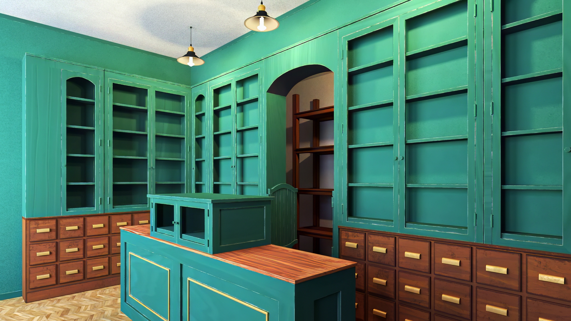 3D Classical Retail Shop