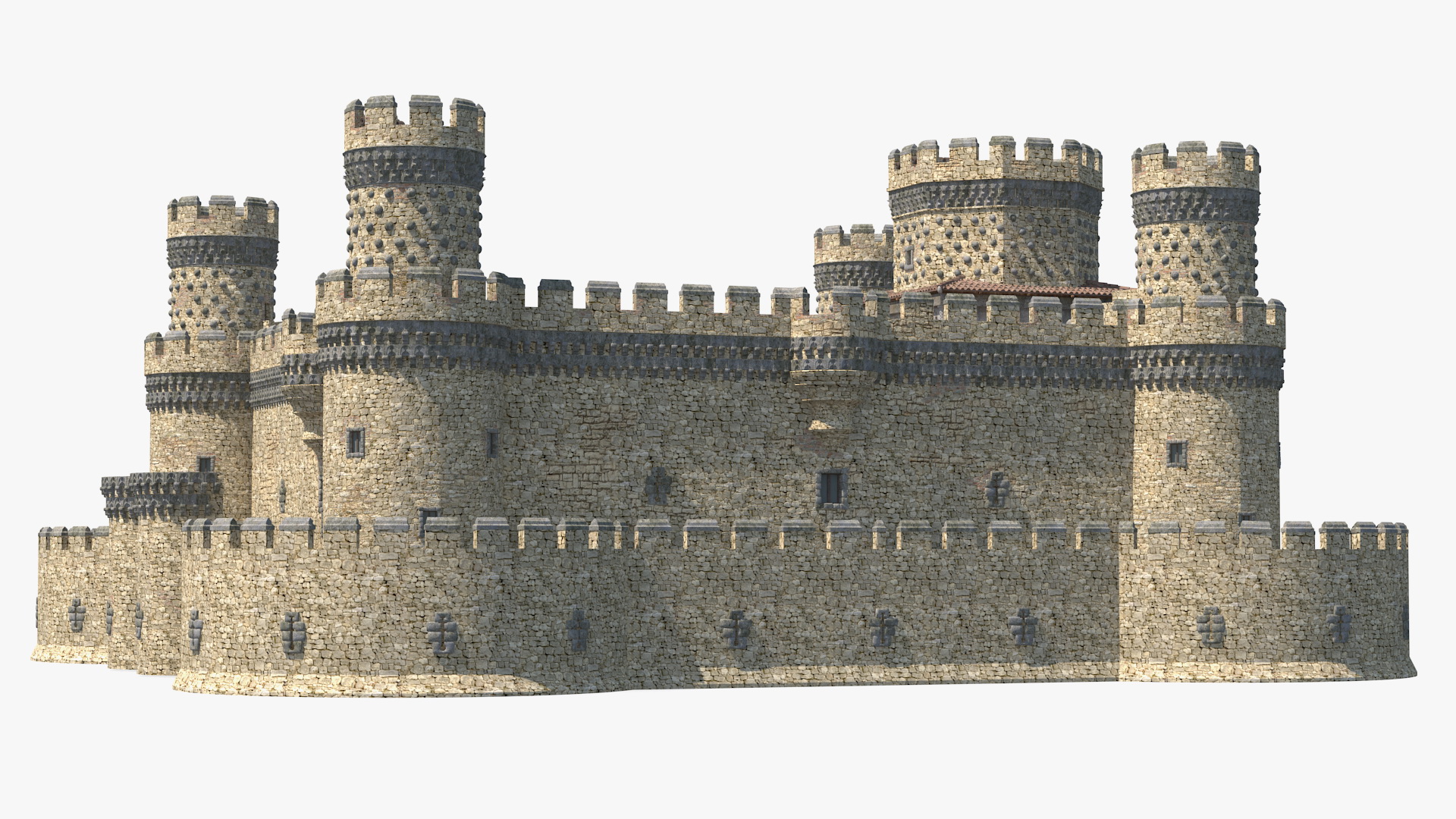 Medieval Castle Set 3D model