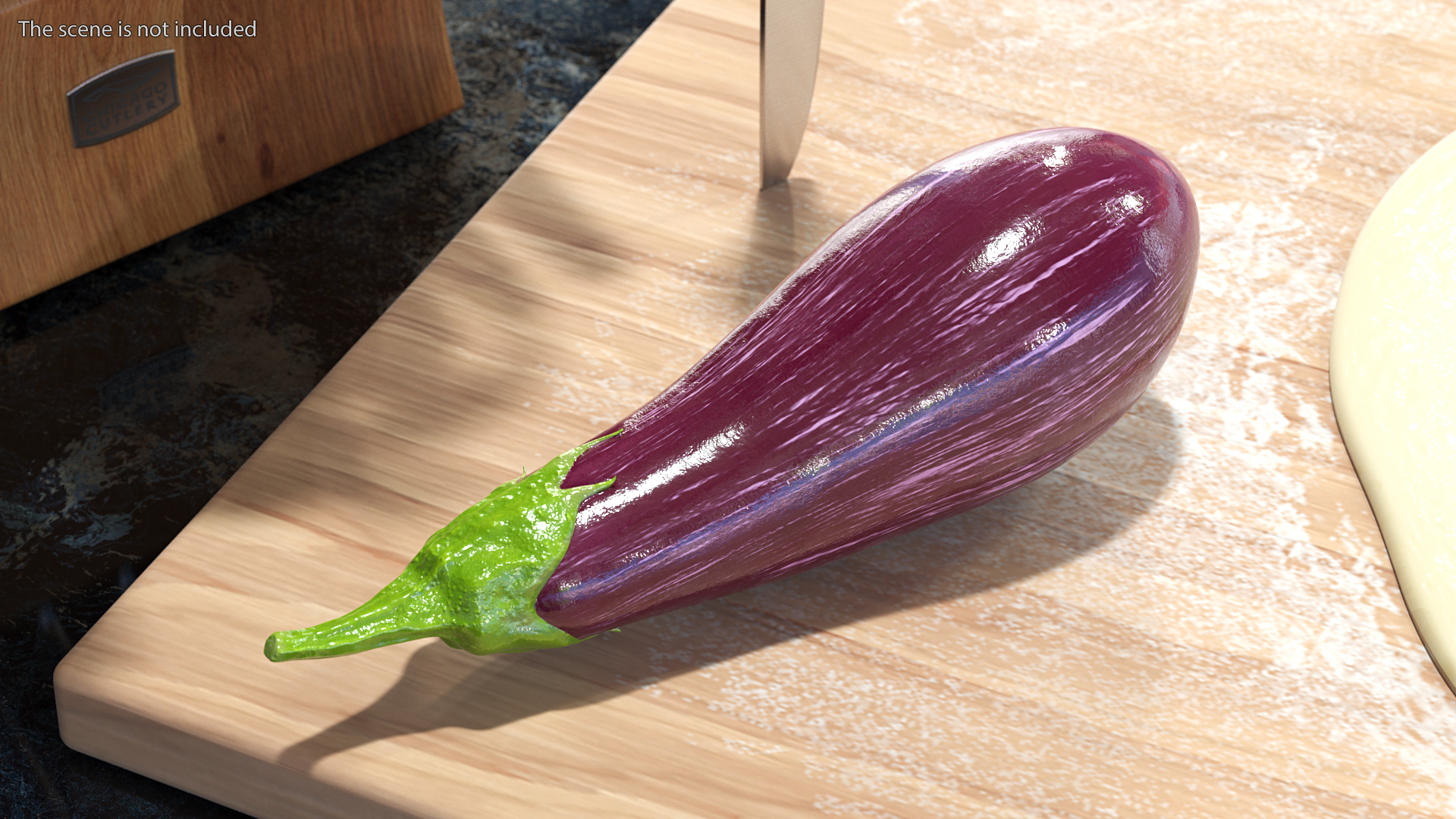 3D Listada de Gandia Eggplant