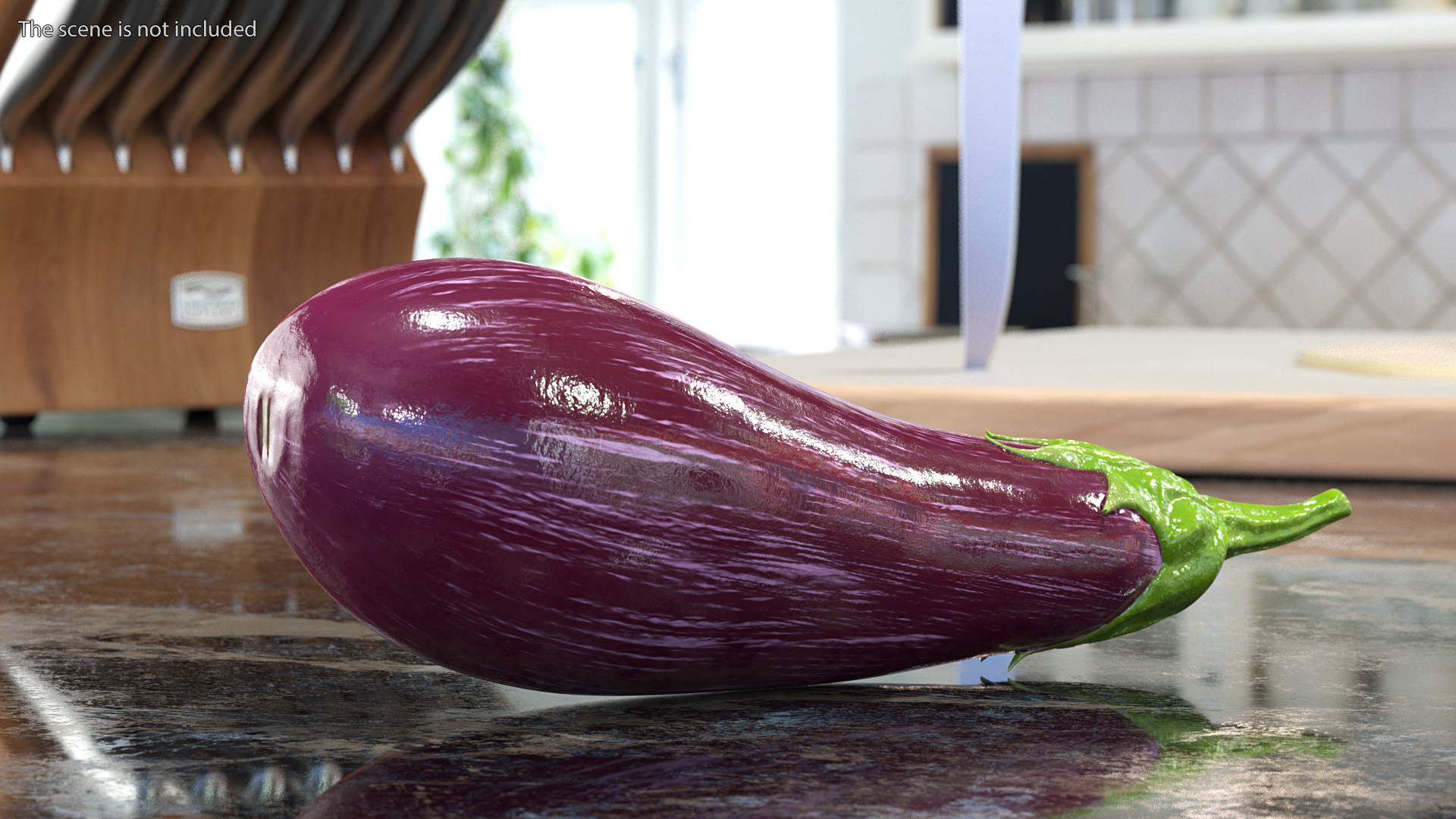 3D Listada de Gandia Eggplant