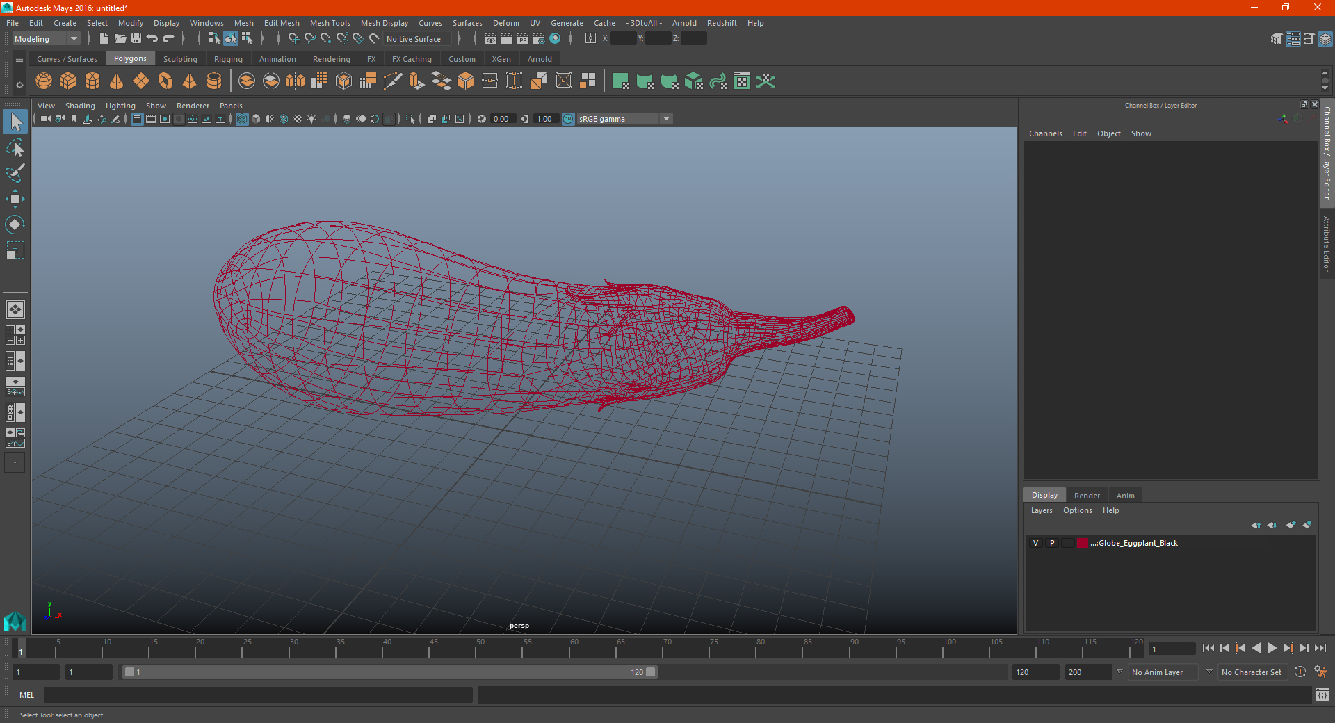 3D Listada de Gandia Eggplant