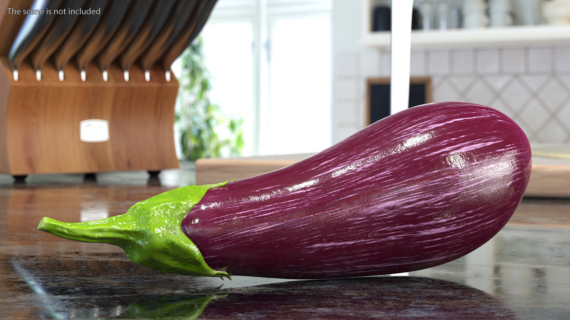 3D Listada de Gandia Eggplant