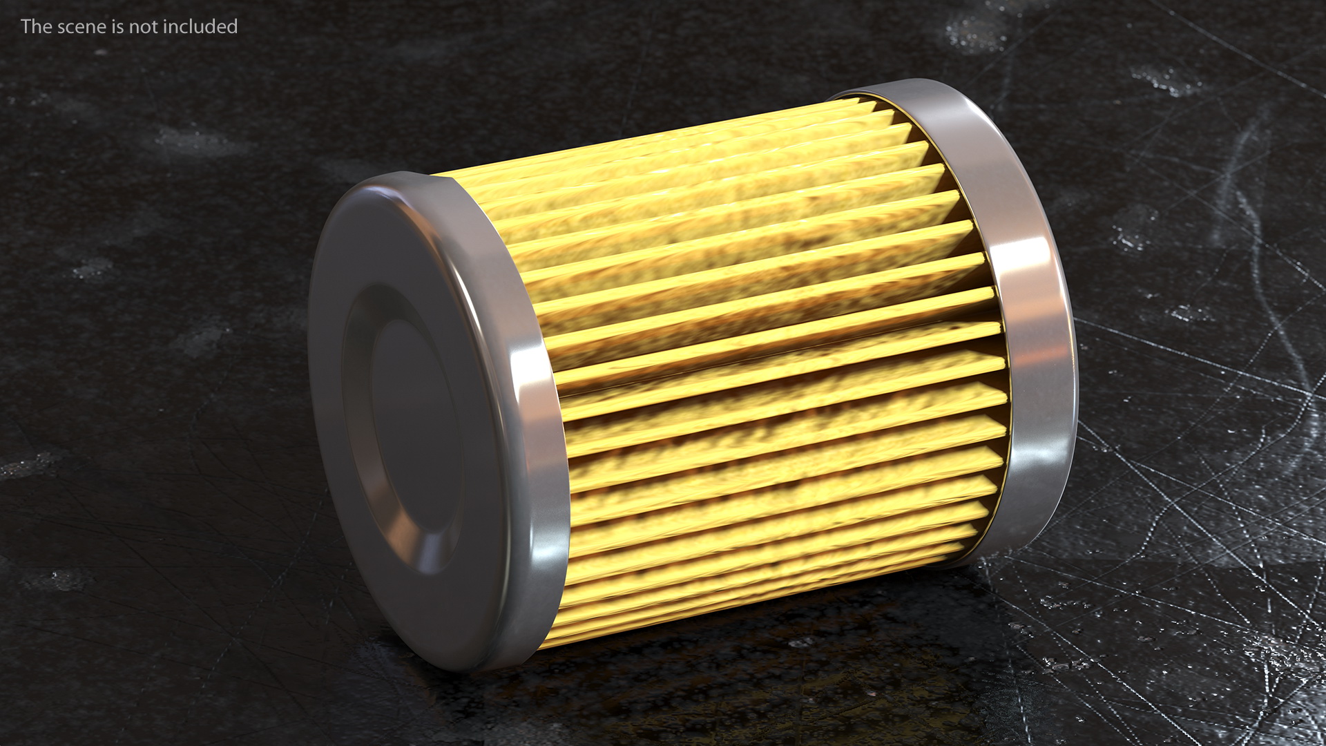 3D model Fuel Filter Paper Element