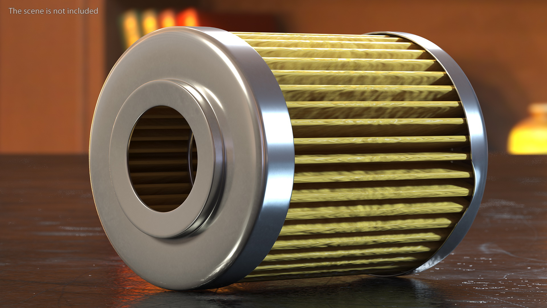 3D model Fuel Filter Paper Element