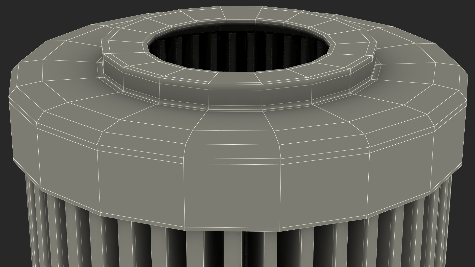 3D model Fuel Filter Paper Element