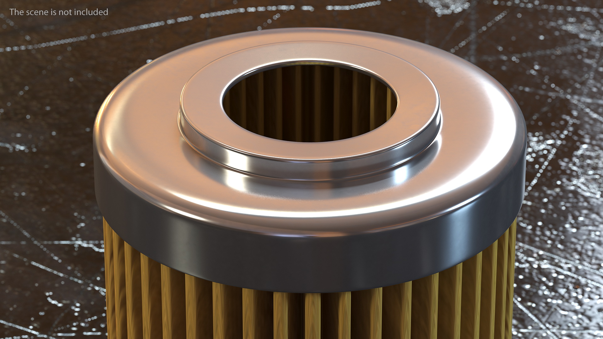 3D model Fuel Filter Paper Element