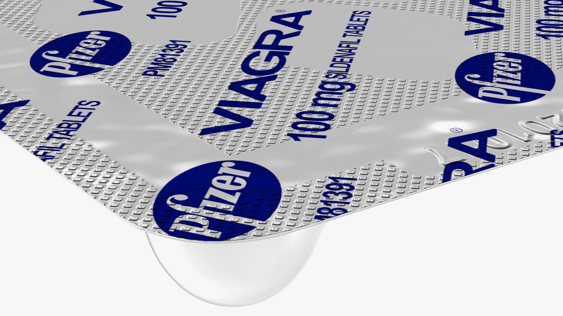 Viagra Blister Pack Full 3D model