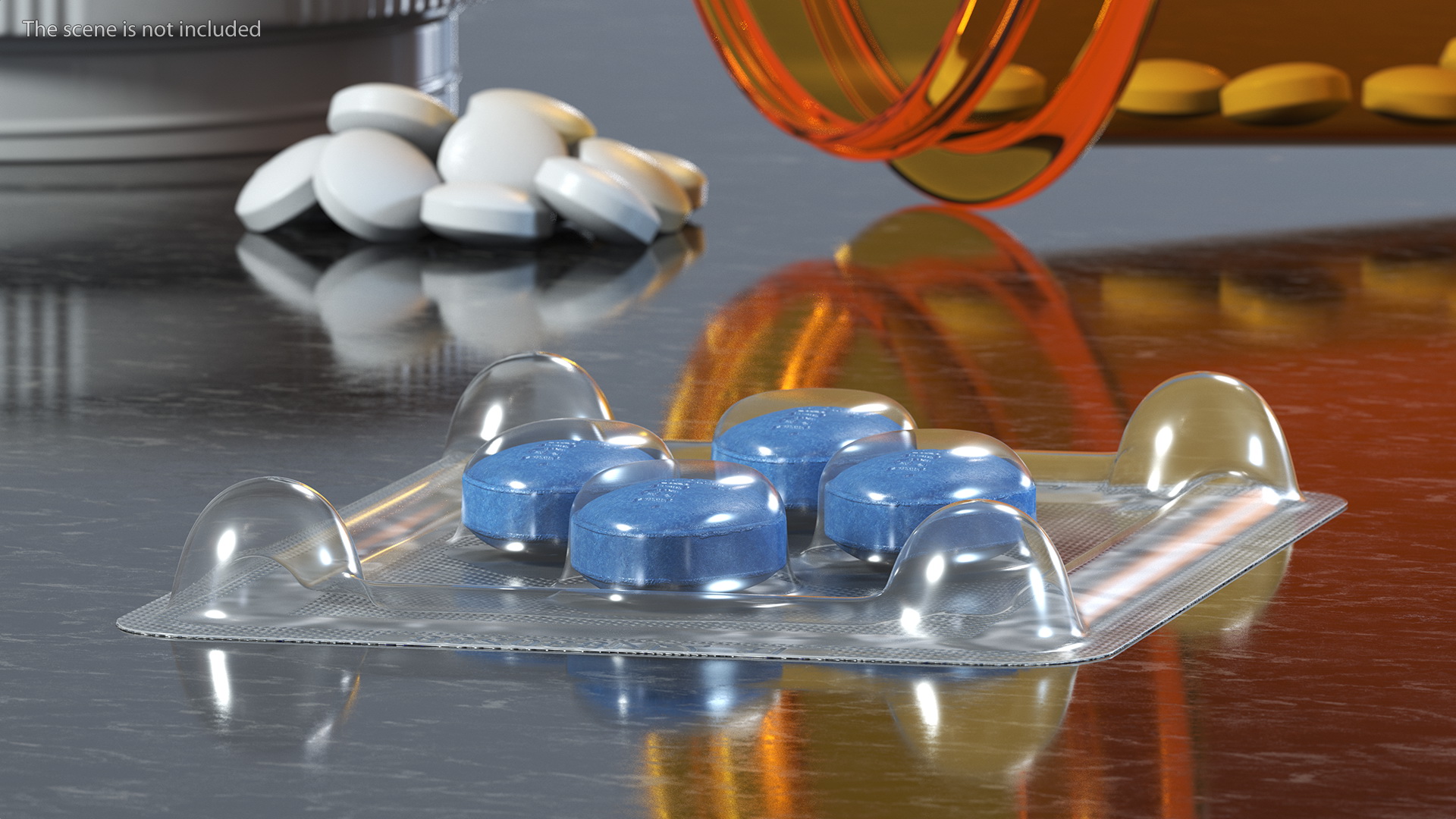 Viagra Blister Pack Full 3D model