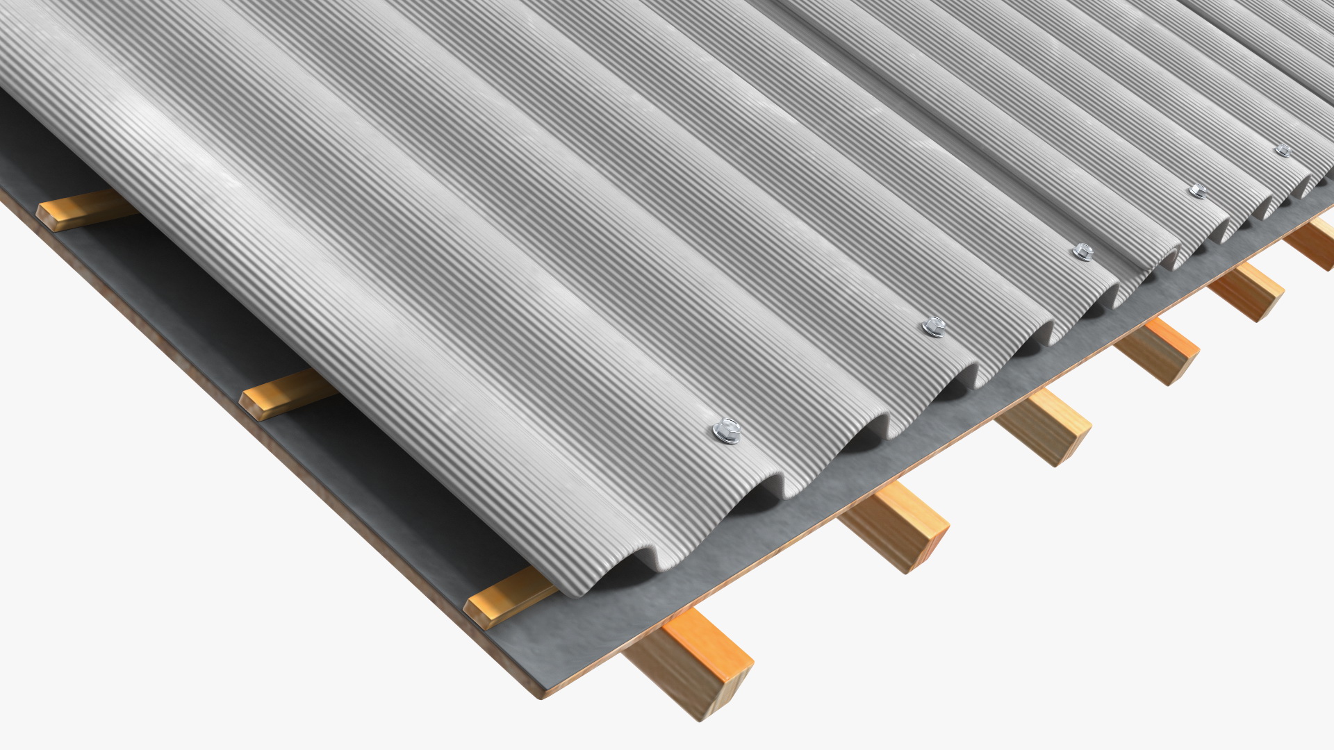 Asbestos Roof Slate 3D model