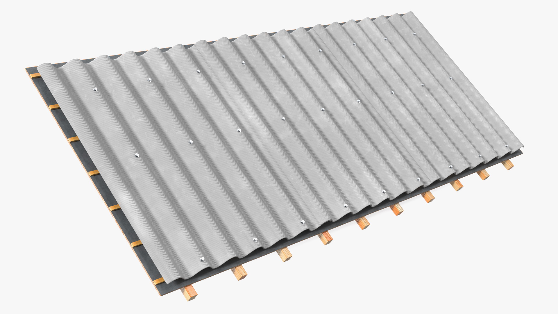 Asbestos Roof Slate 3D model