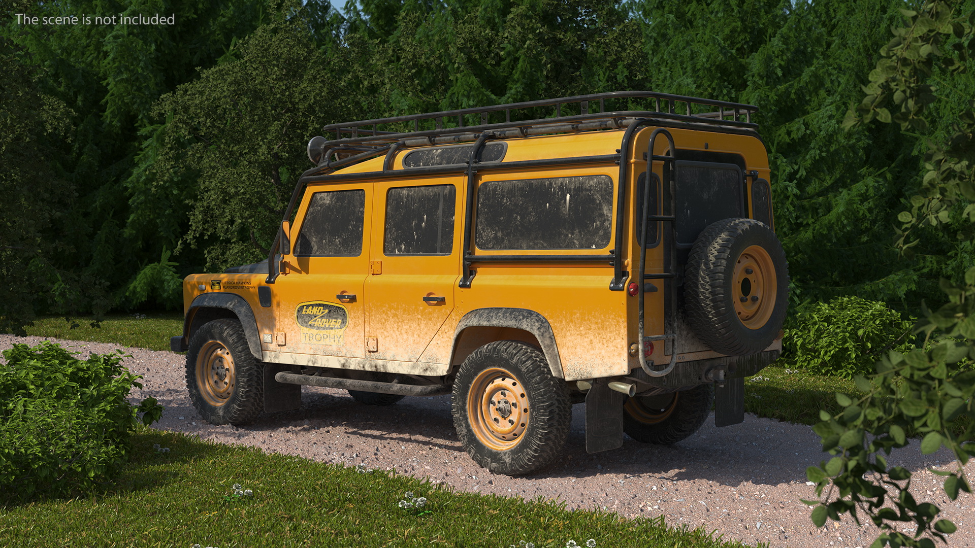 Land Rover Defender Exterior Only Dirty 3D model