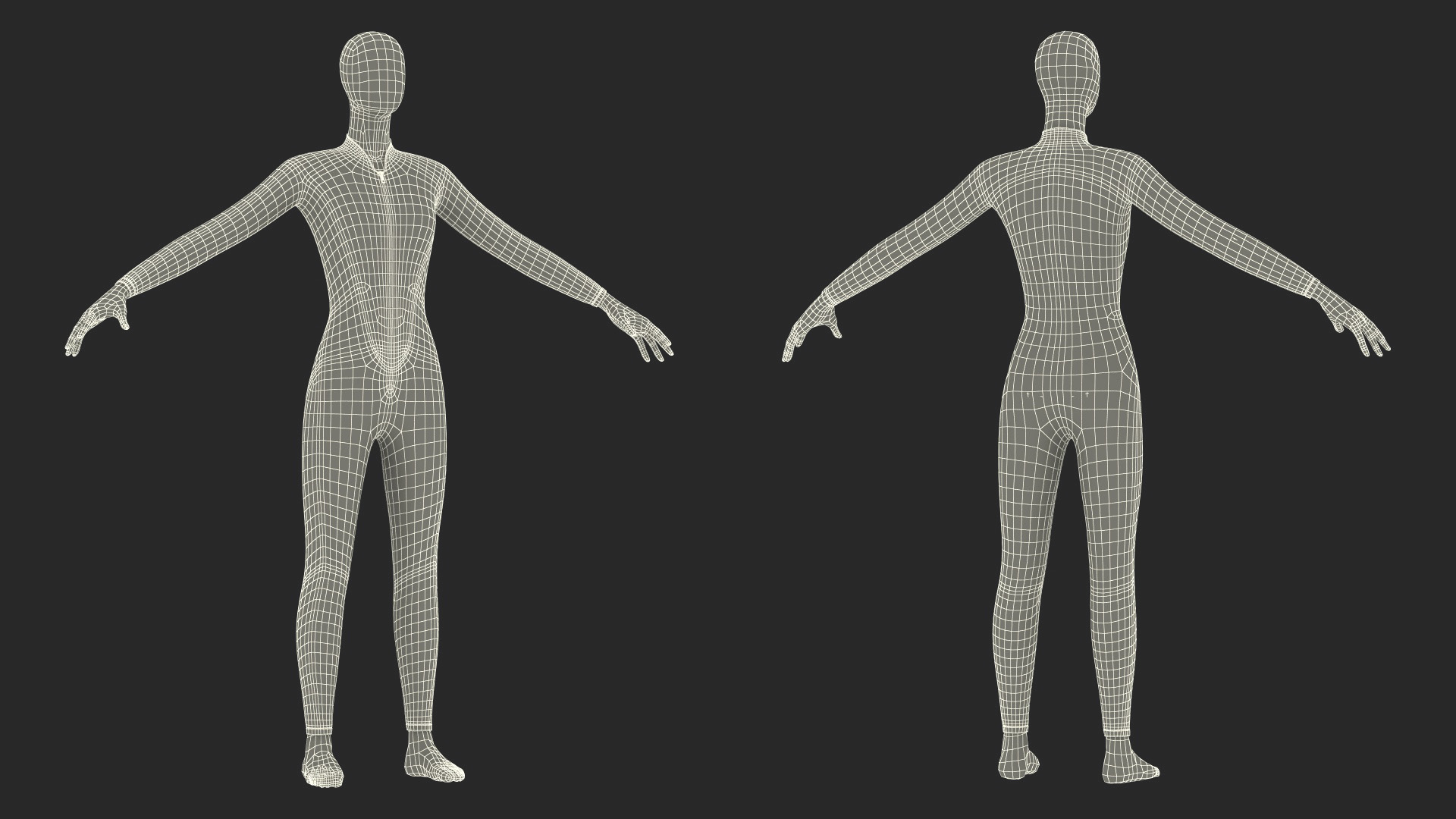 3D Woman Wetsuit Cressi Full Version model