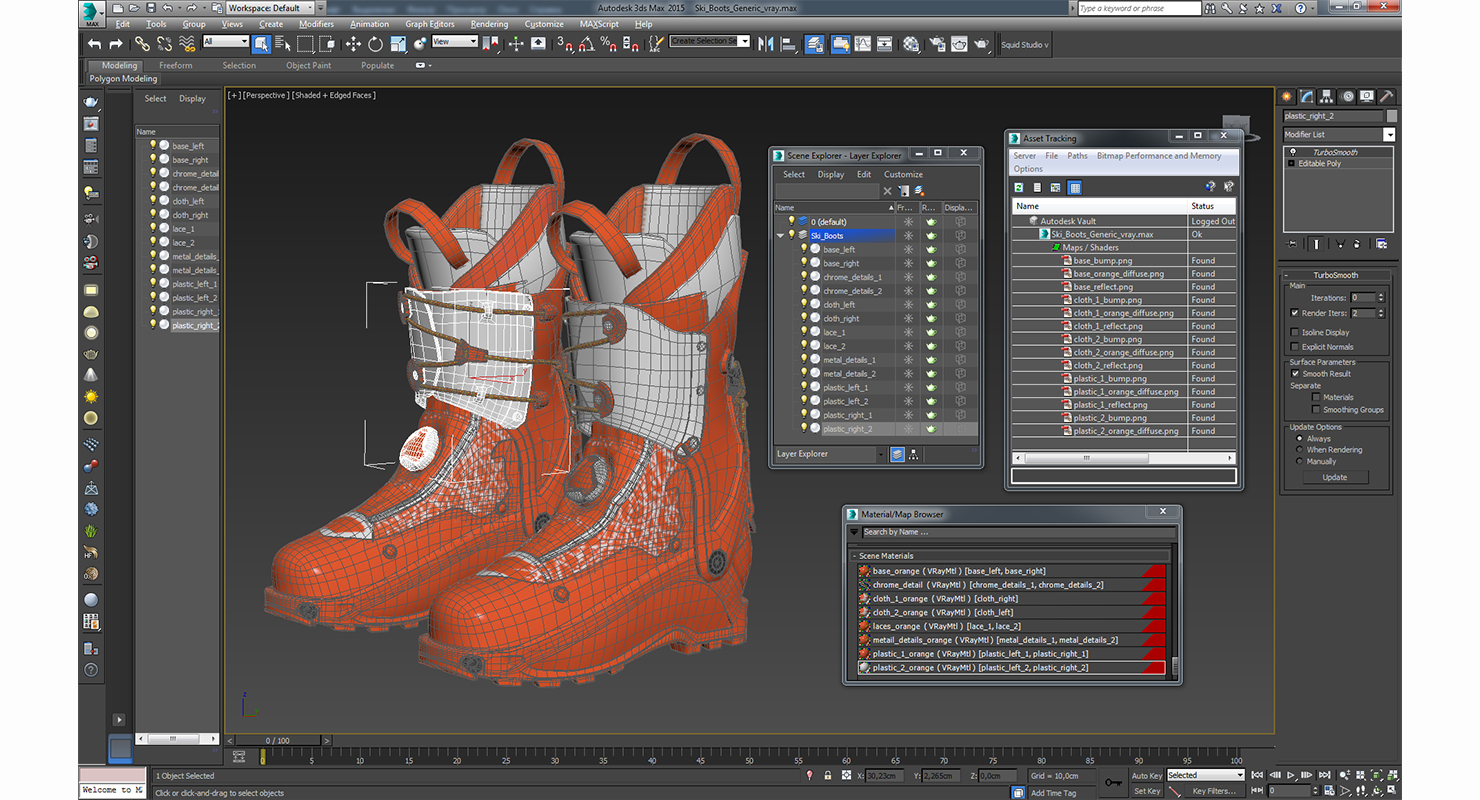 Ski Boots Generic 3D