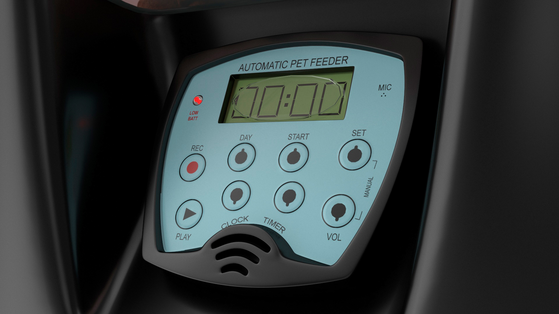 Pet Dry Food Dispenser 3D