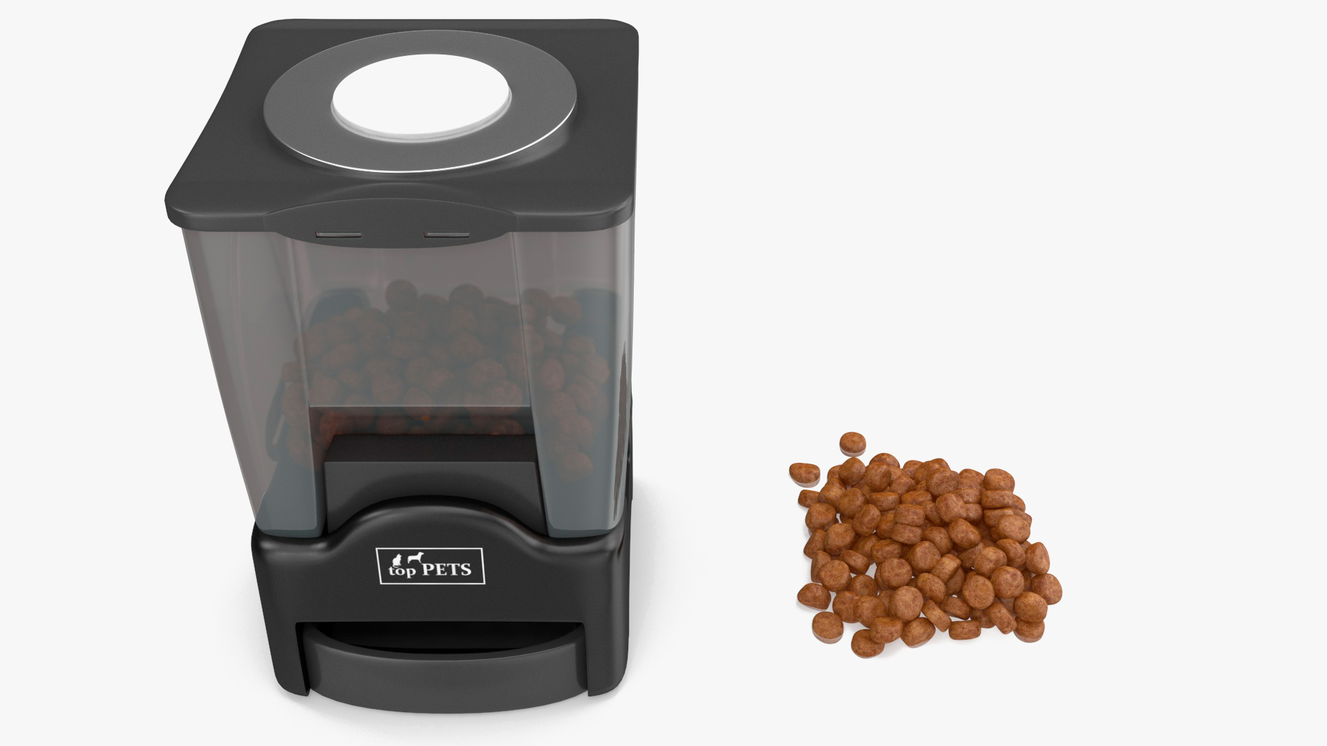 Pet Dry Food Dispenser 3D