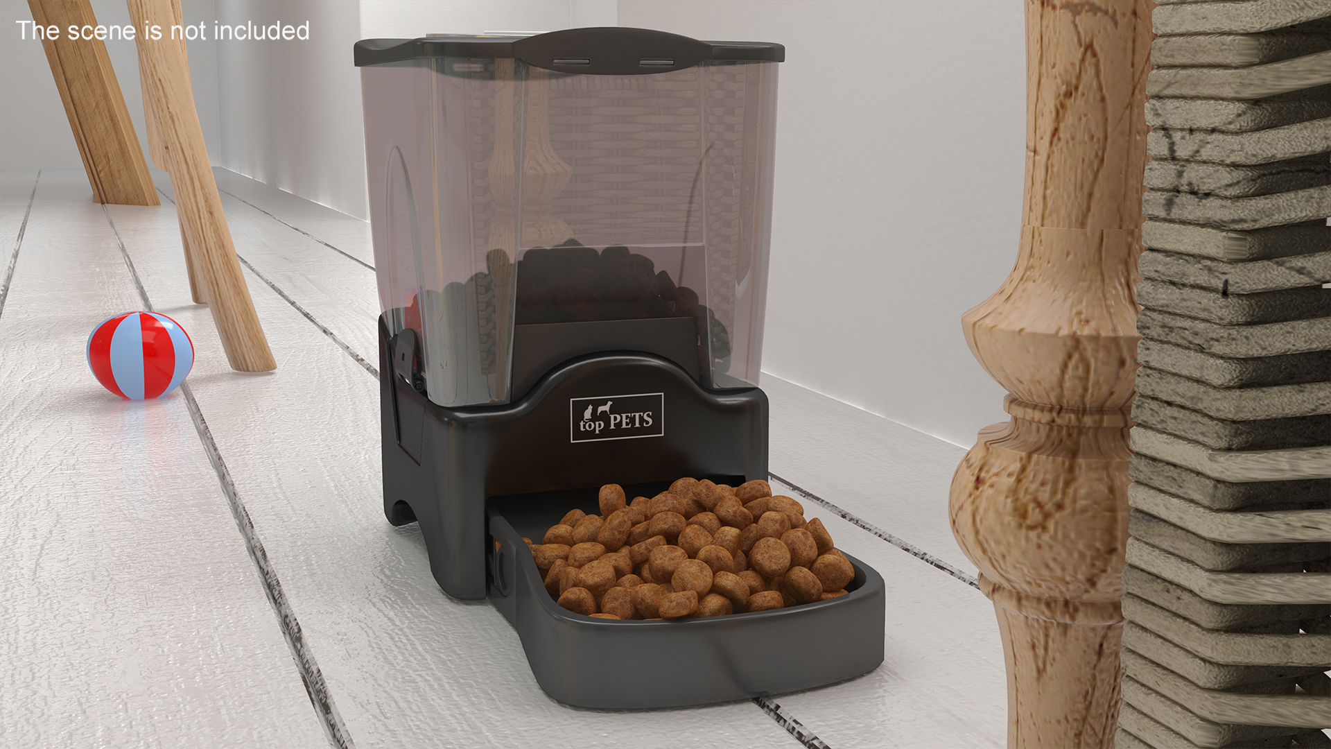 Pet Dry Food Dispenser 3D
