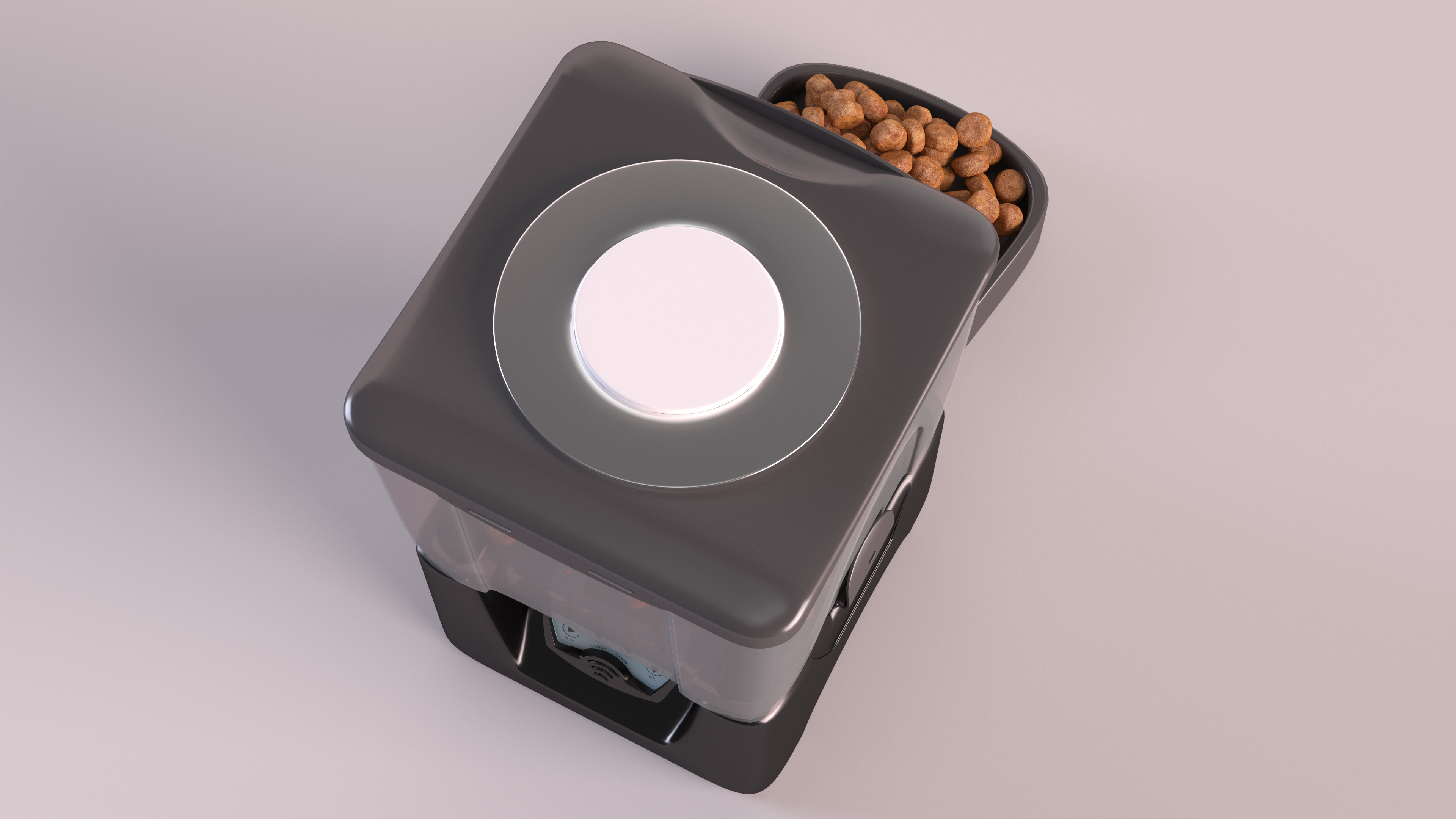 Pet Dry Food Dispenser 3D