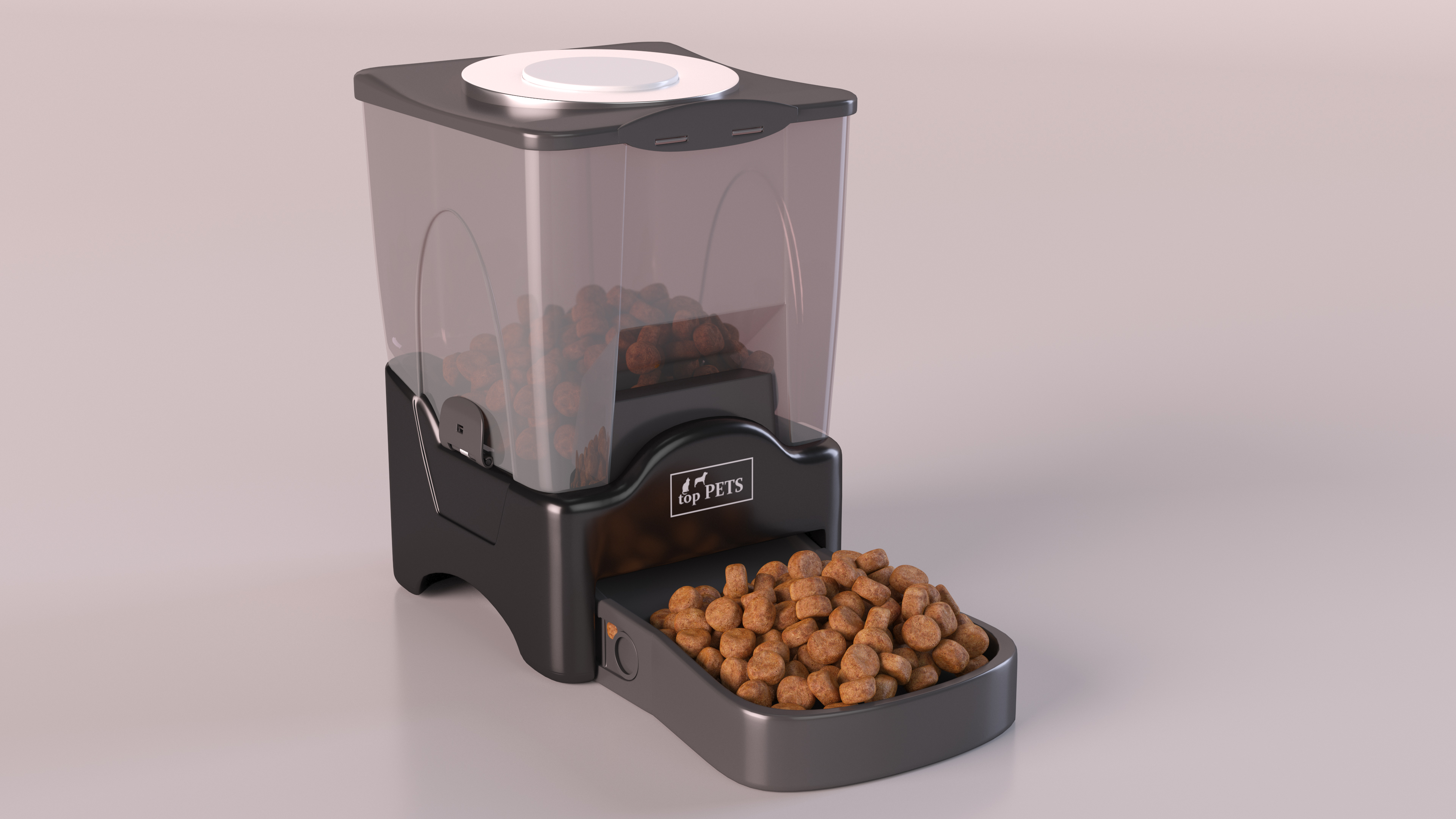 Pet Dry Food Dispenser 3D