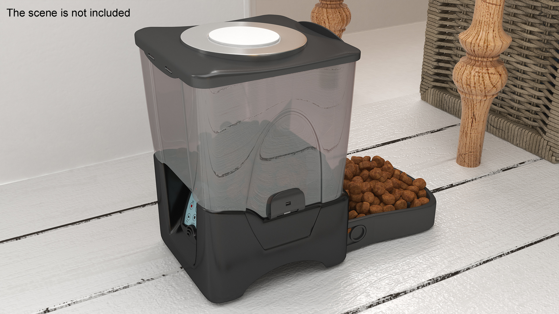 Pet Dry Food Dispenser 3D