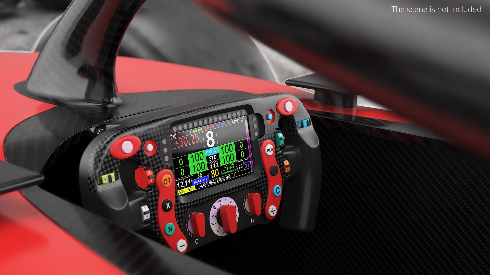 Formula Racing Steering Wheel, view 4