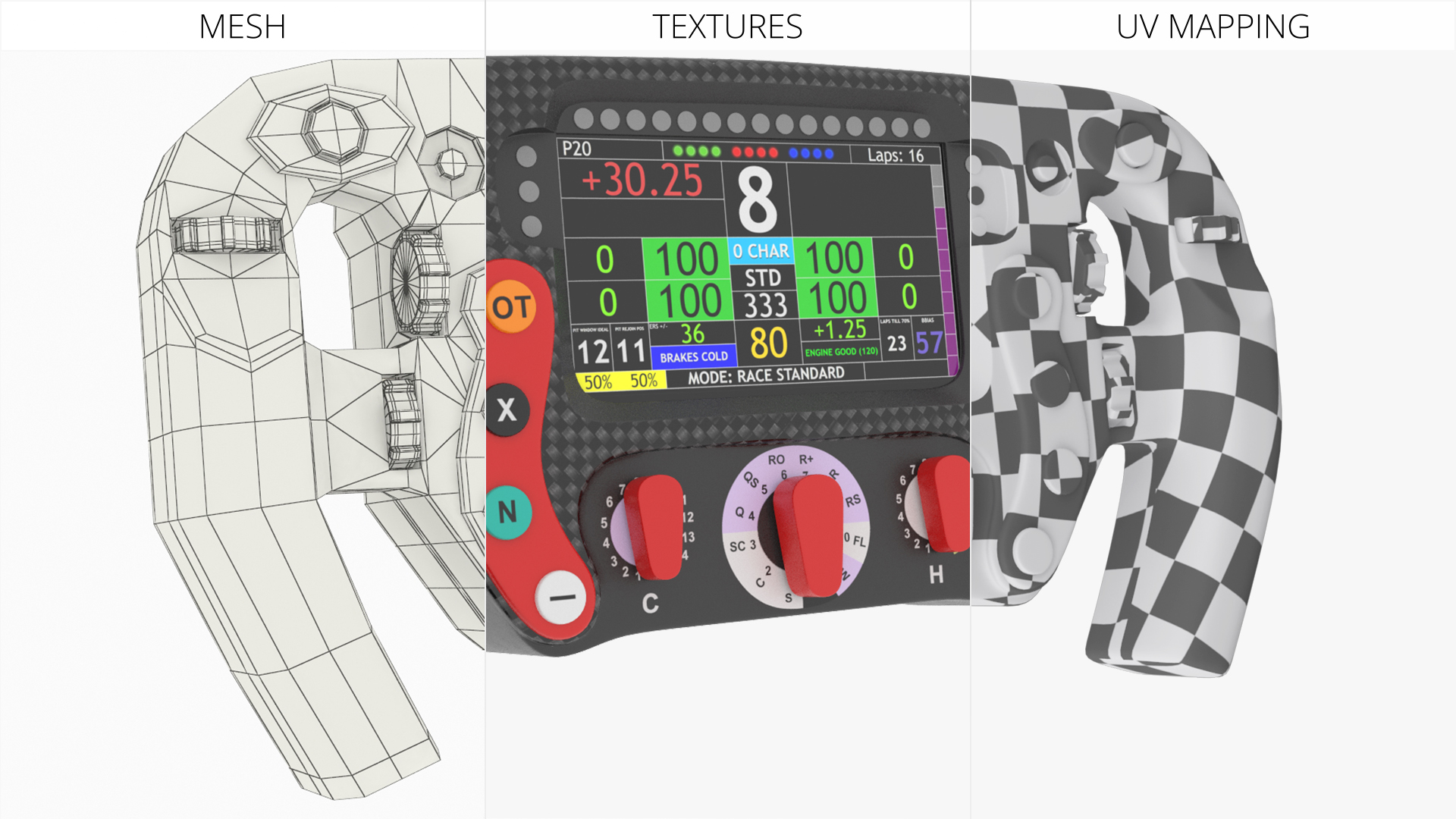 Formula Racing Steering Wheel, view 9