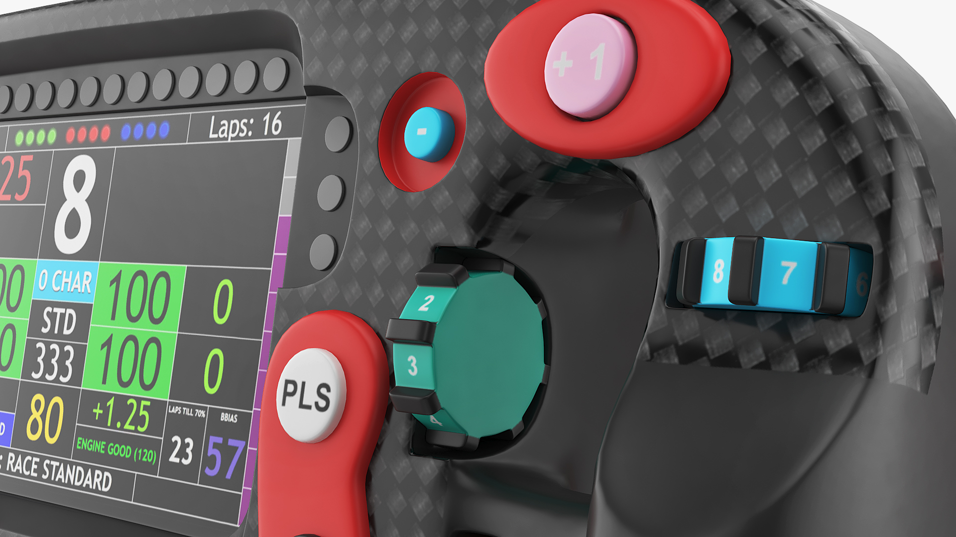 Formula Racing Steering Wheel, view 6