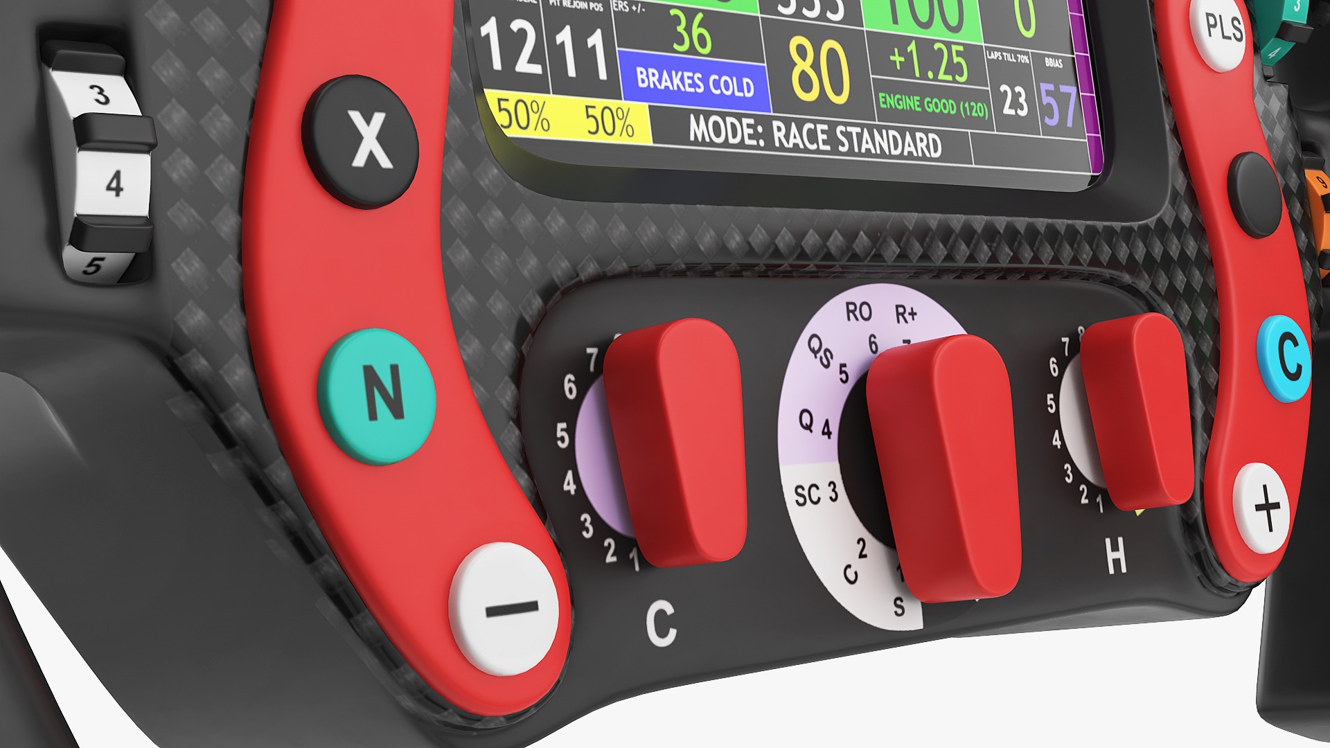 Formula Racing Steering Wheel, view 7