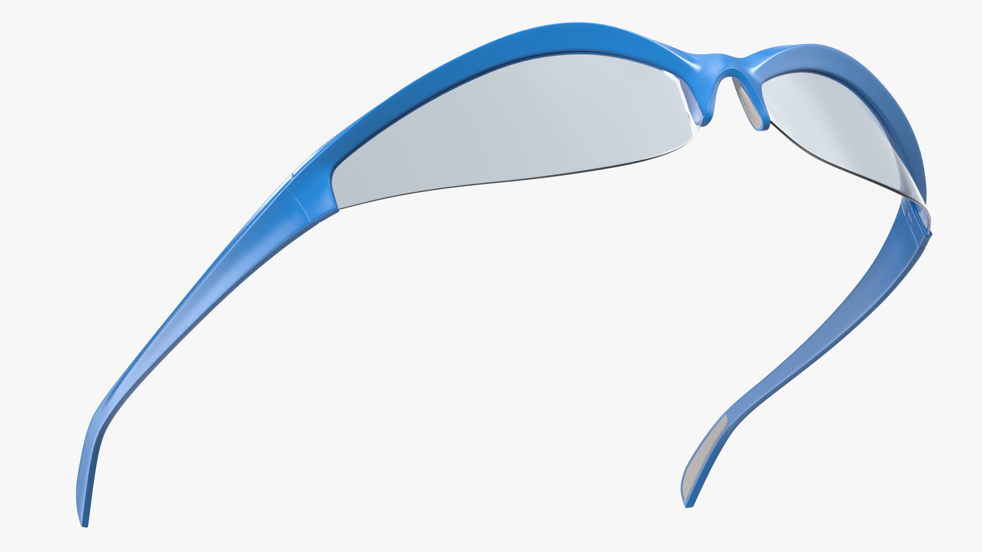 Sport Polarized Cycling Sunglasses Blue 3D model