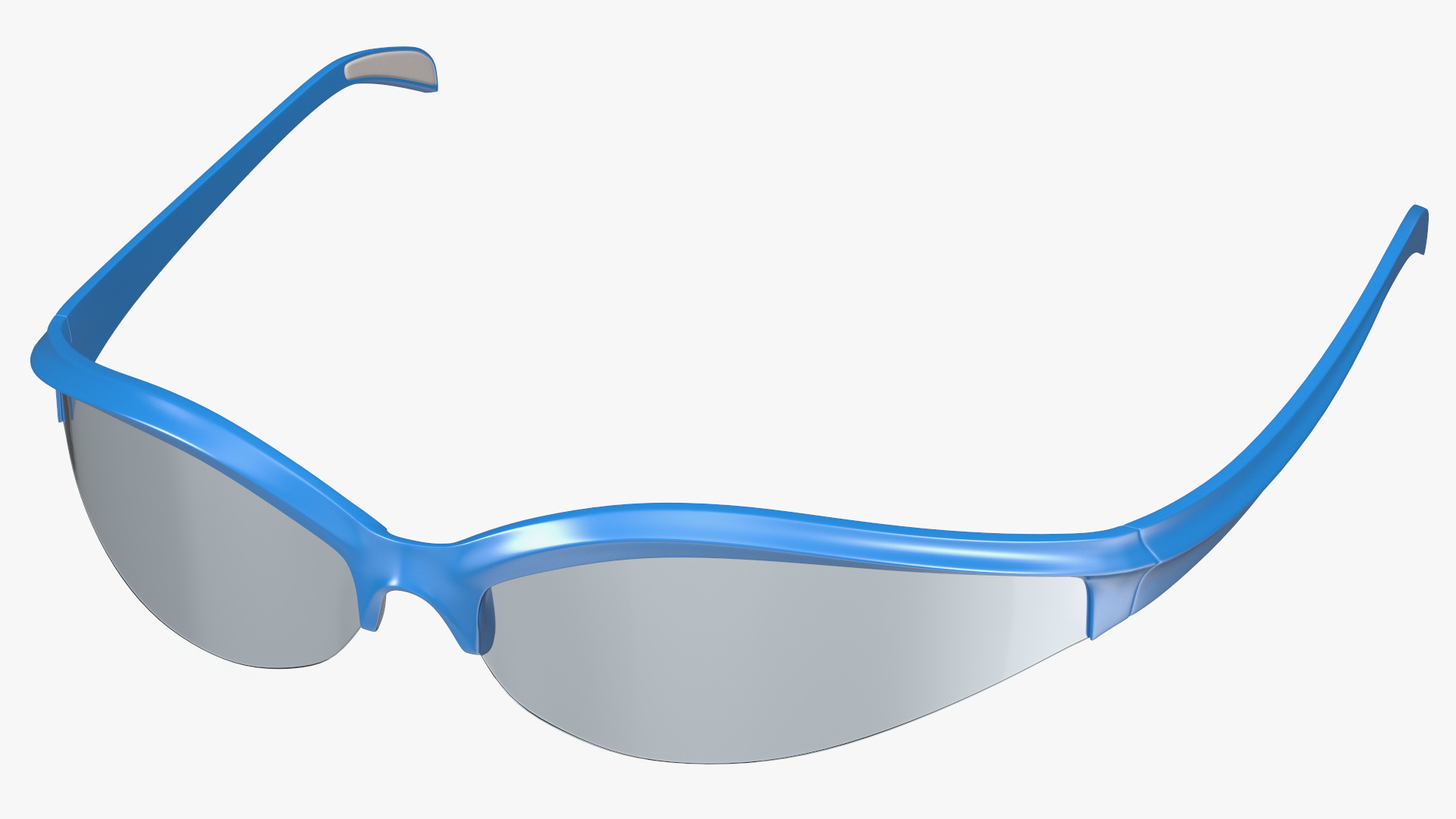 Sport Polarized Cycling Sunglasses Blue 3D model
