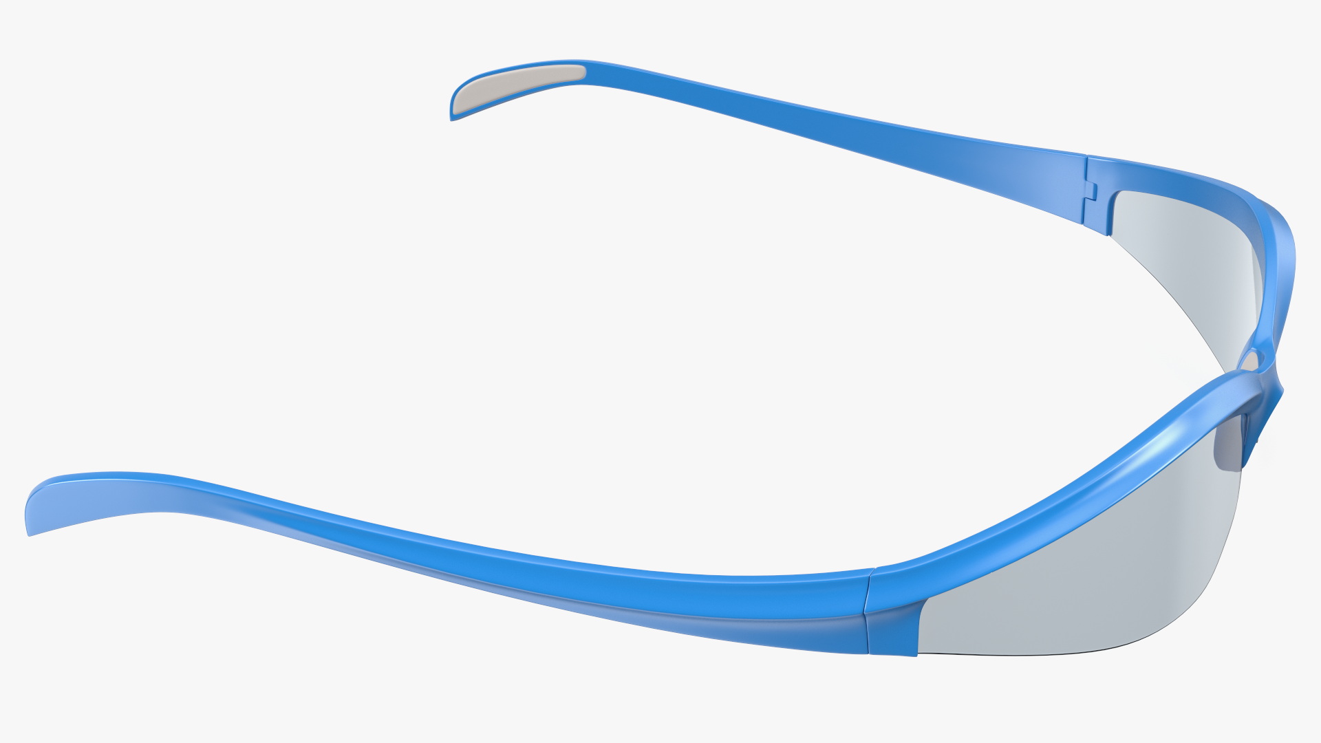 Sport Polarized Cycling Sunglasses Blue 3D model