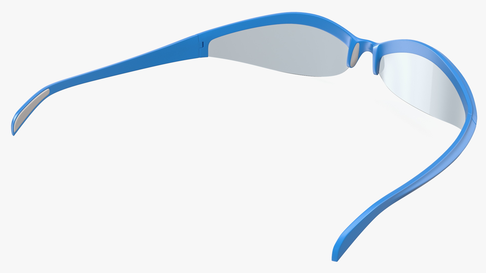 Sport Polarized Cycling Sunglasses Blue 3D model