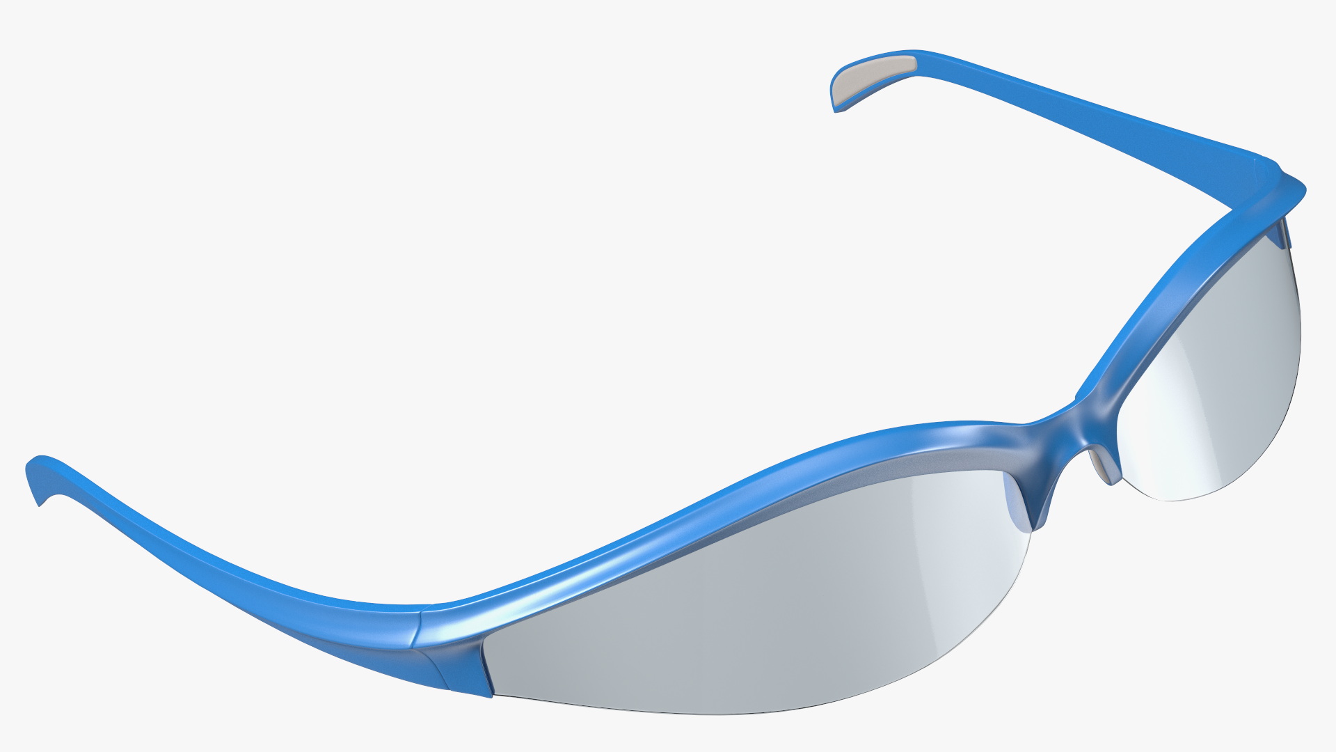 Sport Polarized Cycling Sunglasses Blue 3D model