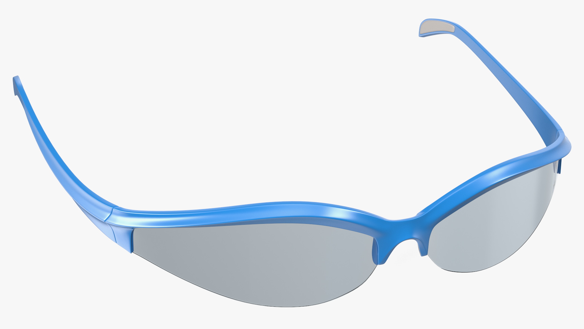 Sport Polarized Cycling Sunglasses Blue 3D model