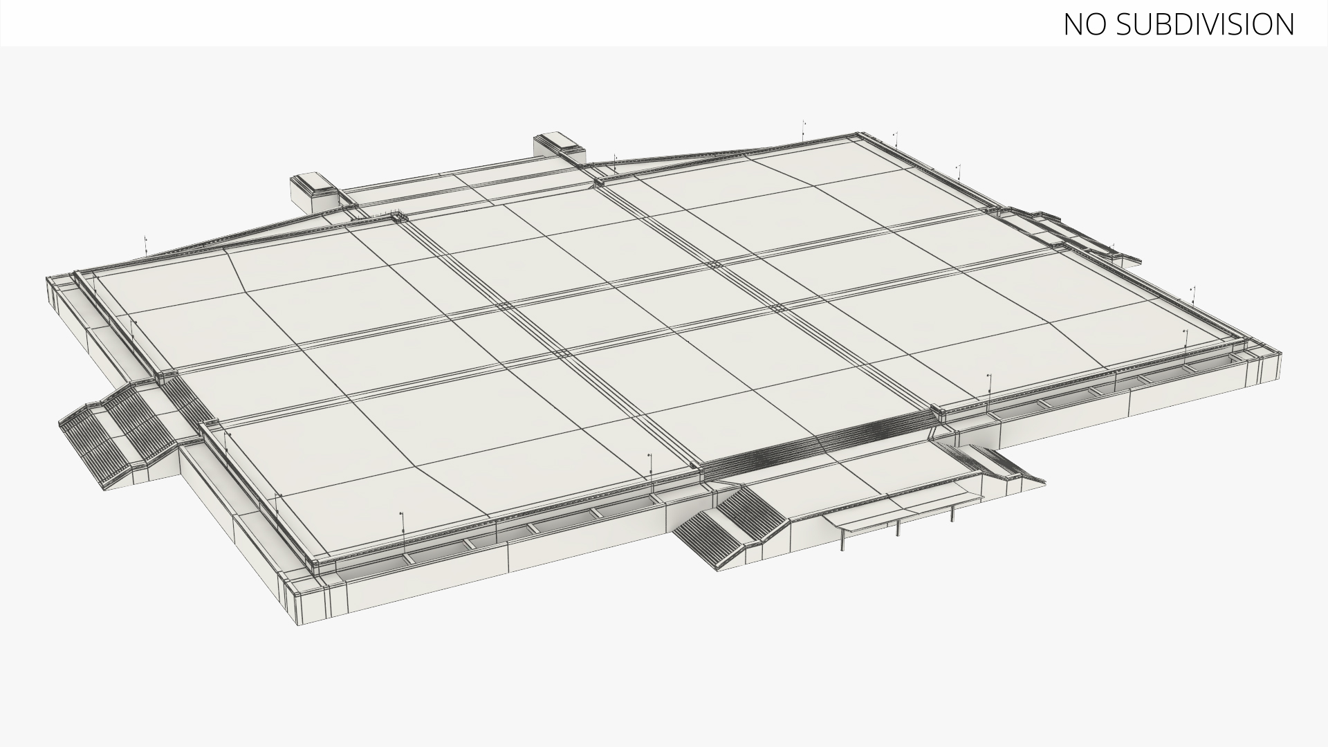 Large Architectural Platform Base - view 7