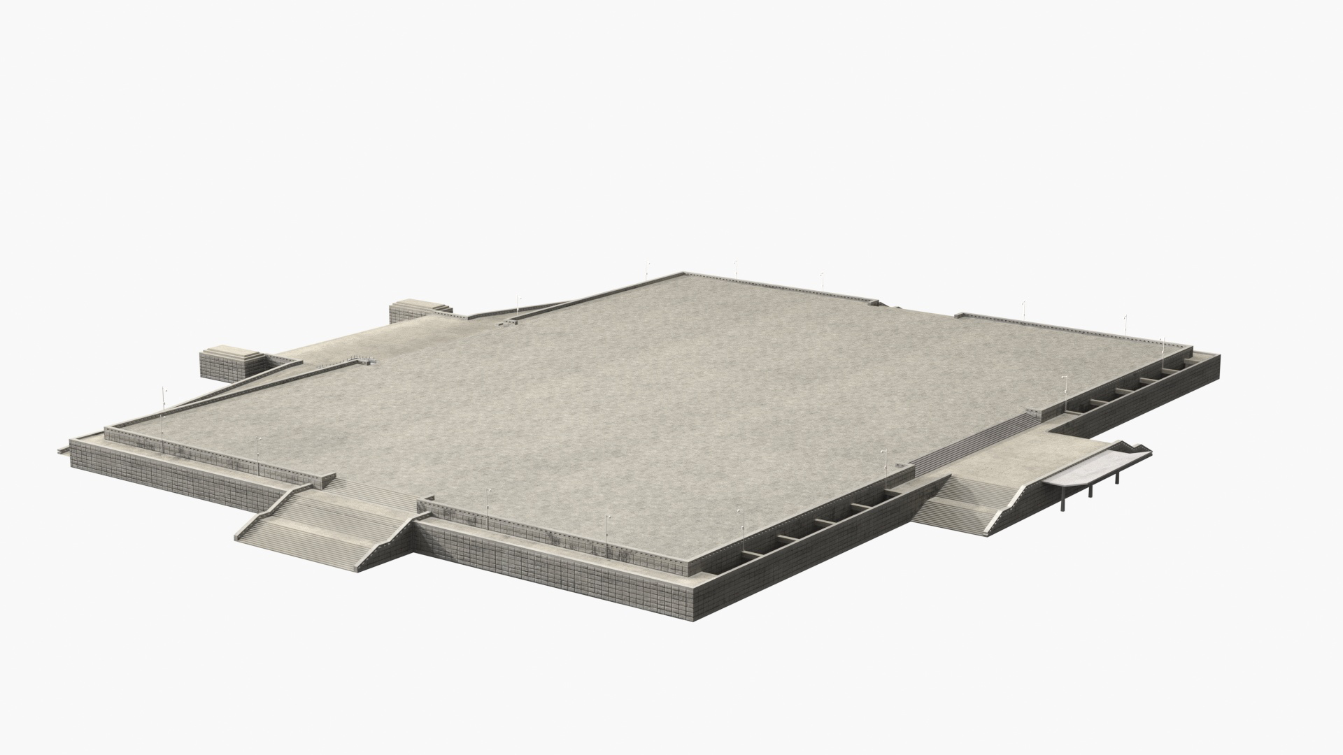 Large Architectural Platform Base - view 2