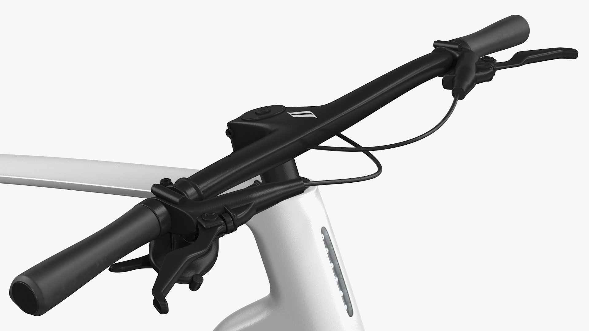 Superstrata E Carbon Electric Bike White Rigged 3D