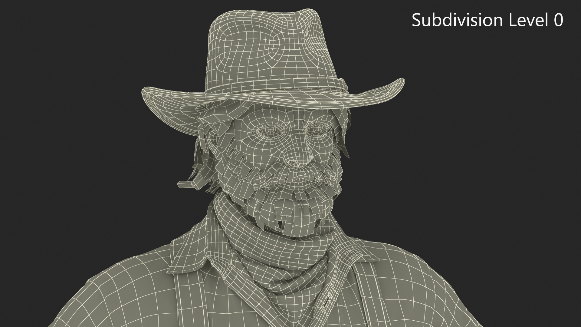 3D Wild West Prospector with Tools
