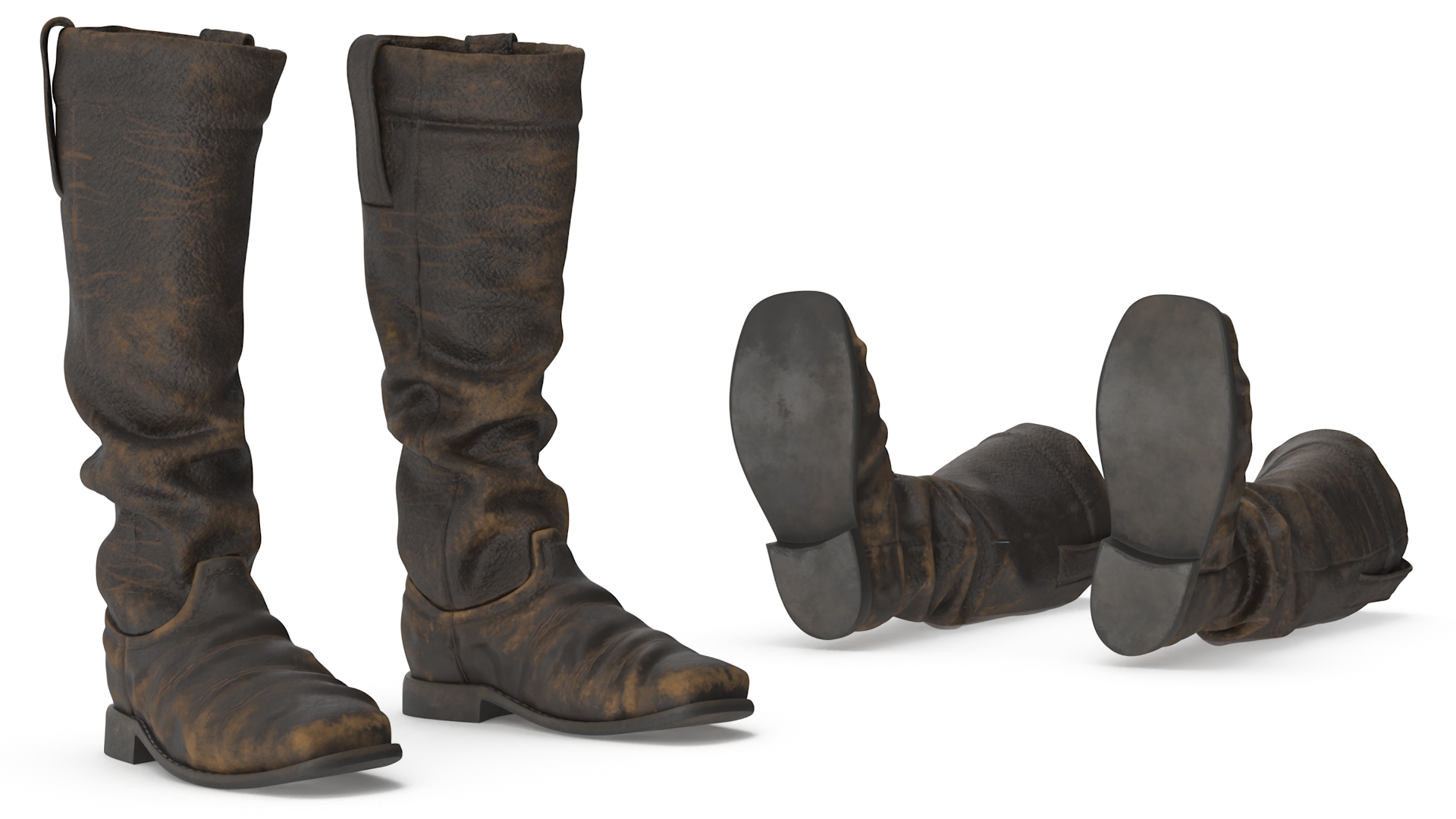 3D Wild West Prospector with Tools