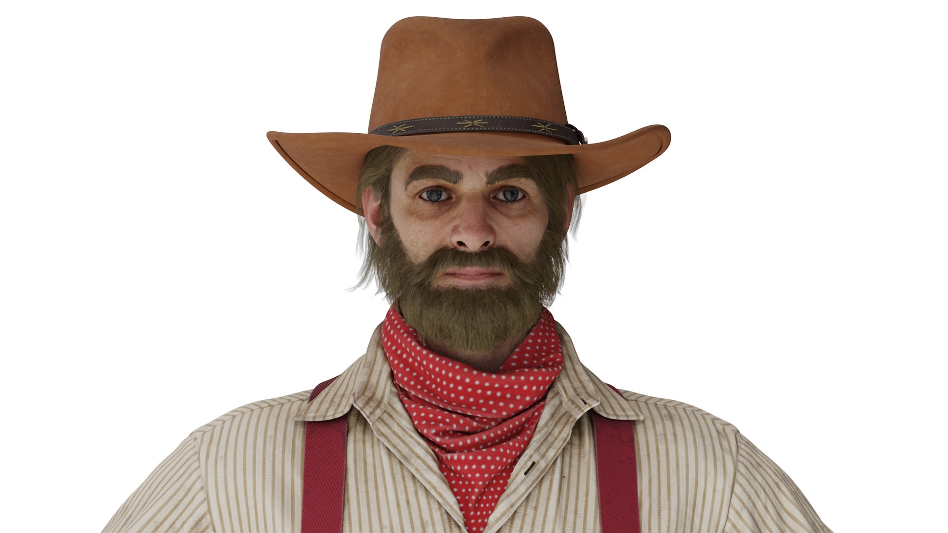 3D Wild West Prospector with Tools