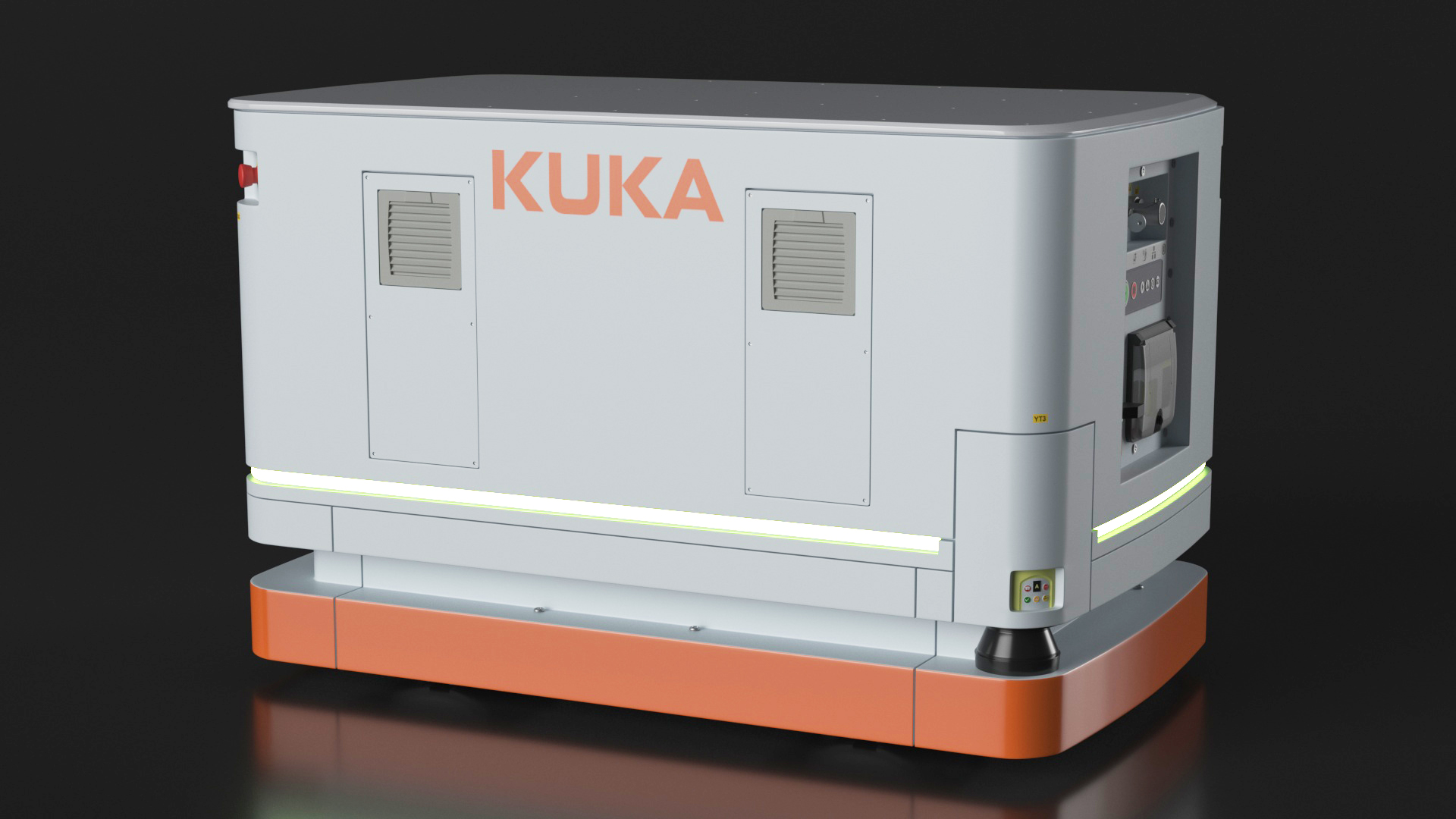 3D Mobile Remote Control for KUKA KMR Iiwa Rigged