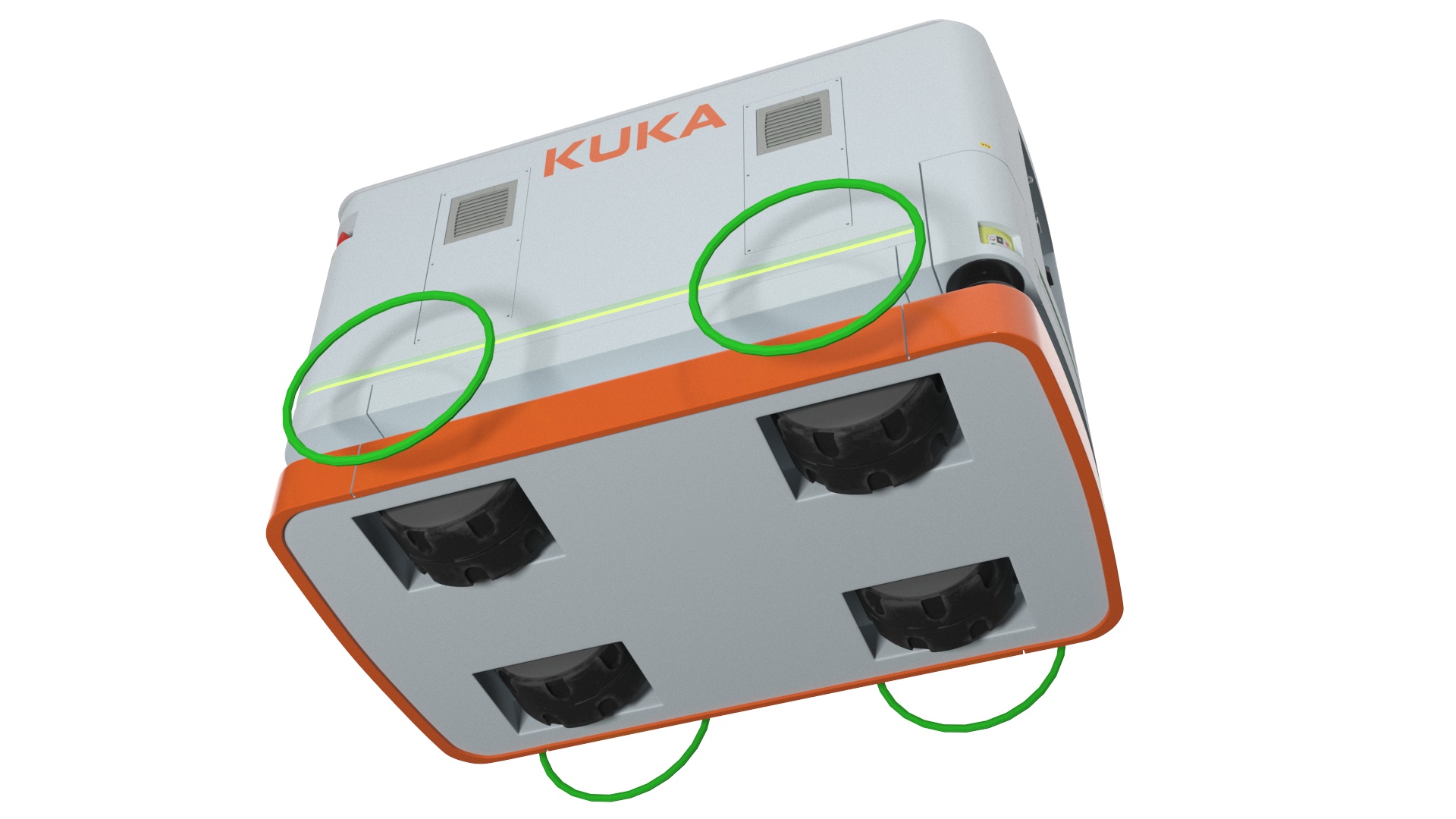 3D Mobile Remote Control for KUKA KMR Iiwa Rigged
