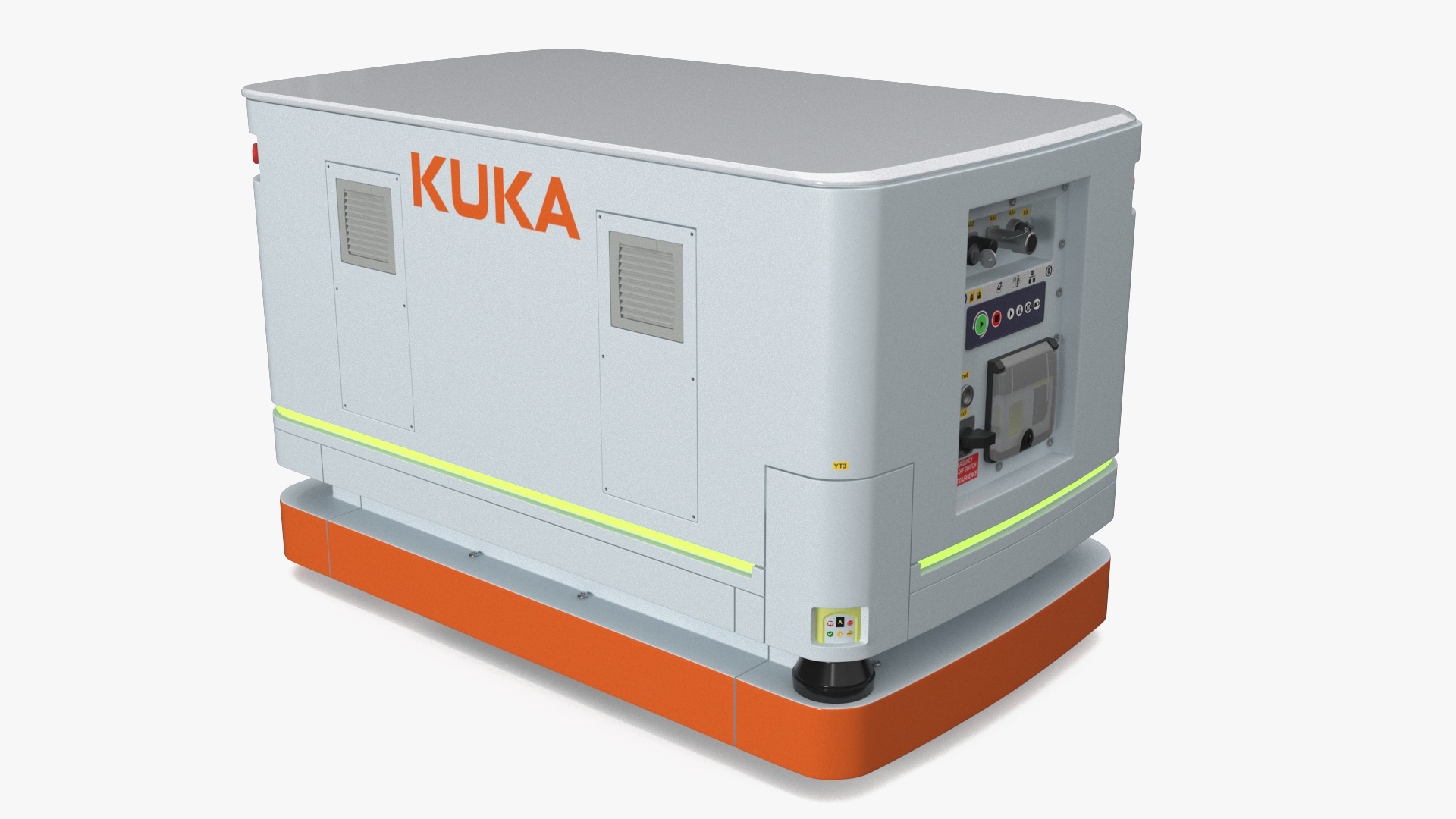 3D Mobile Remote Control for KUKA KMR Iiwa Rigged