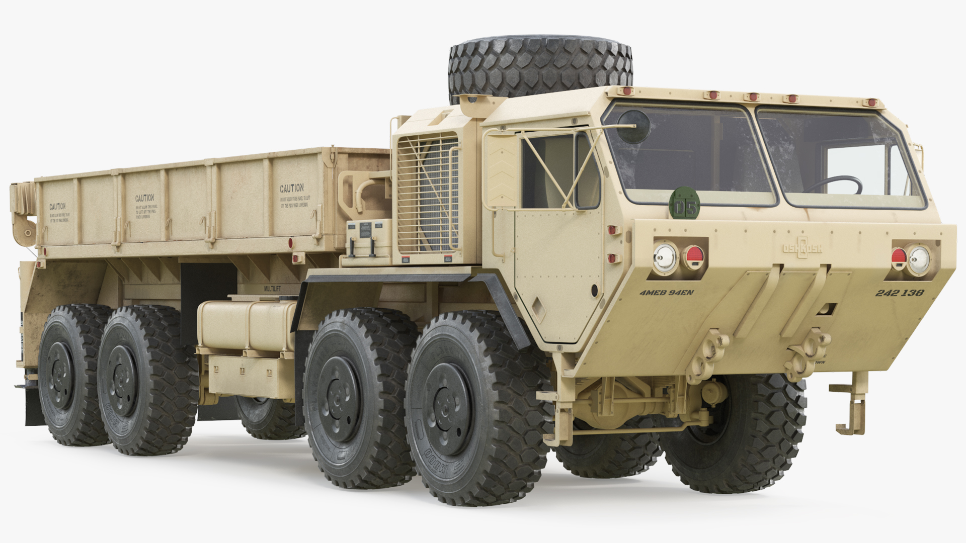 Oshkosh HEMTT M985A4 Cargo Truck Simplified