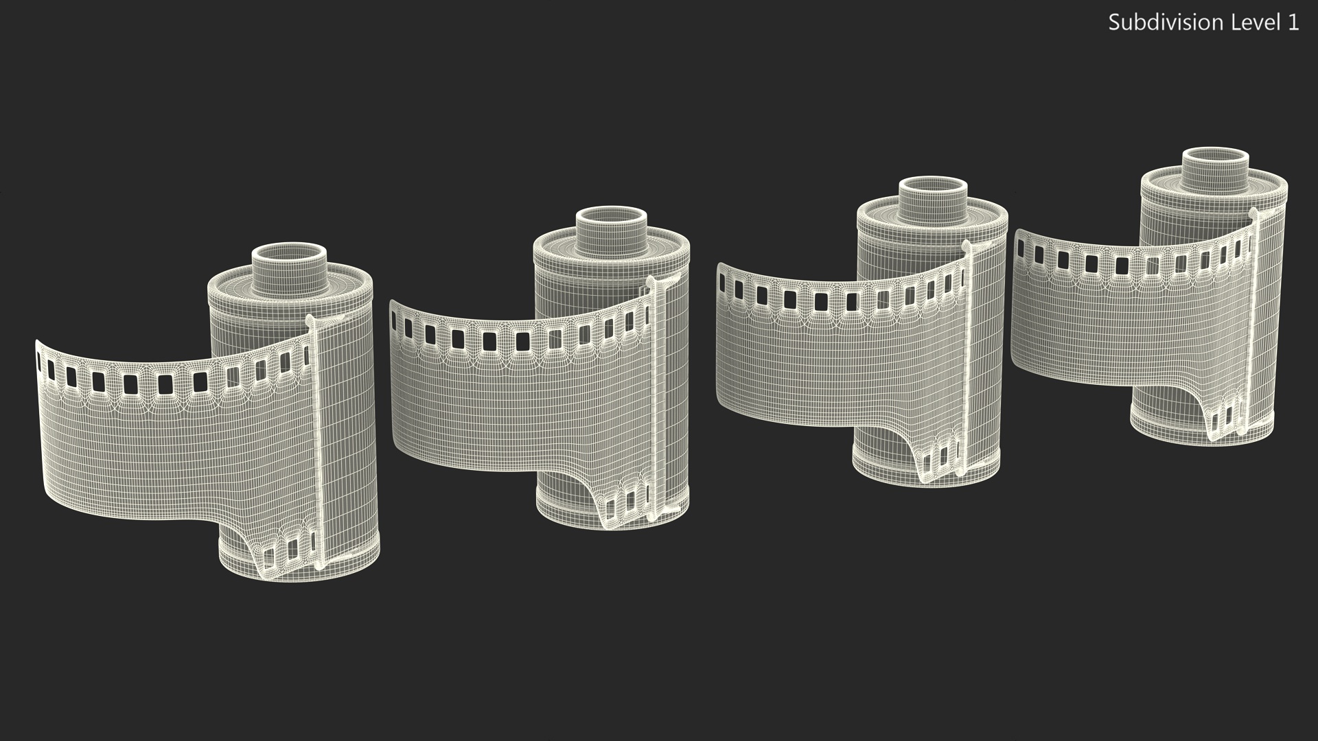 3D model Color Print Film for 35mm