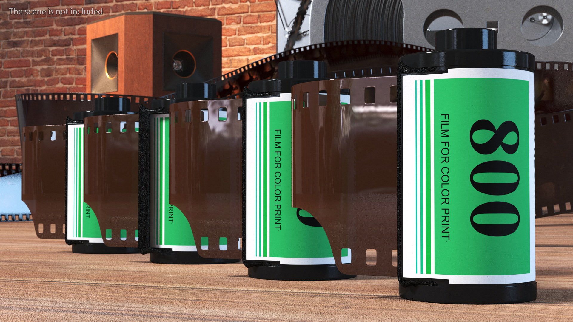 3D model Color Print Film for 35mm
