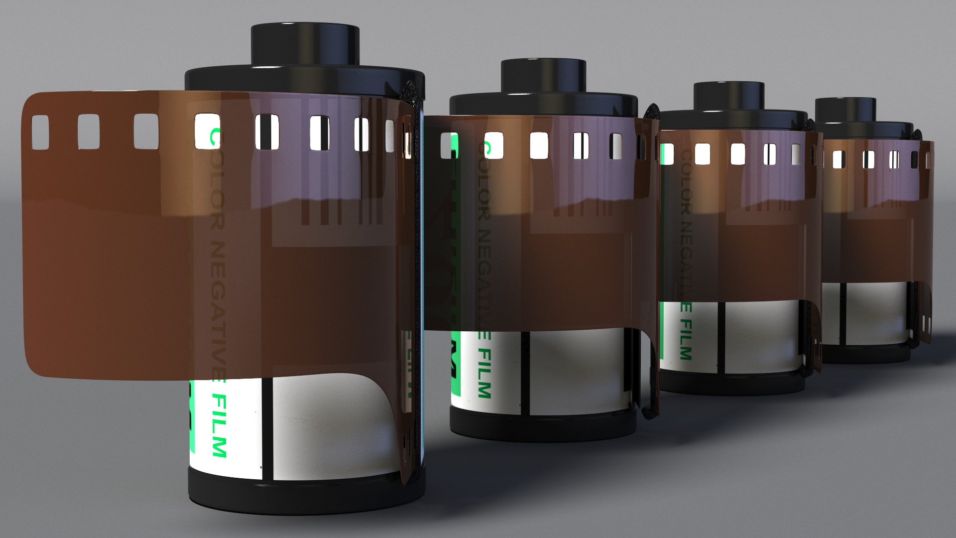 3D model Color Print Film for 35mm