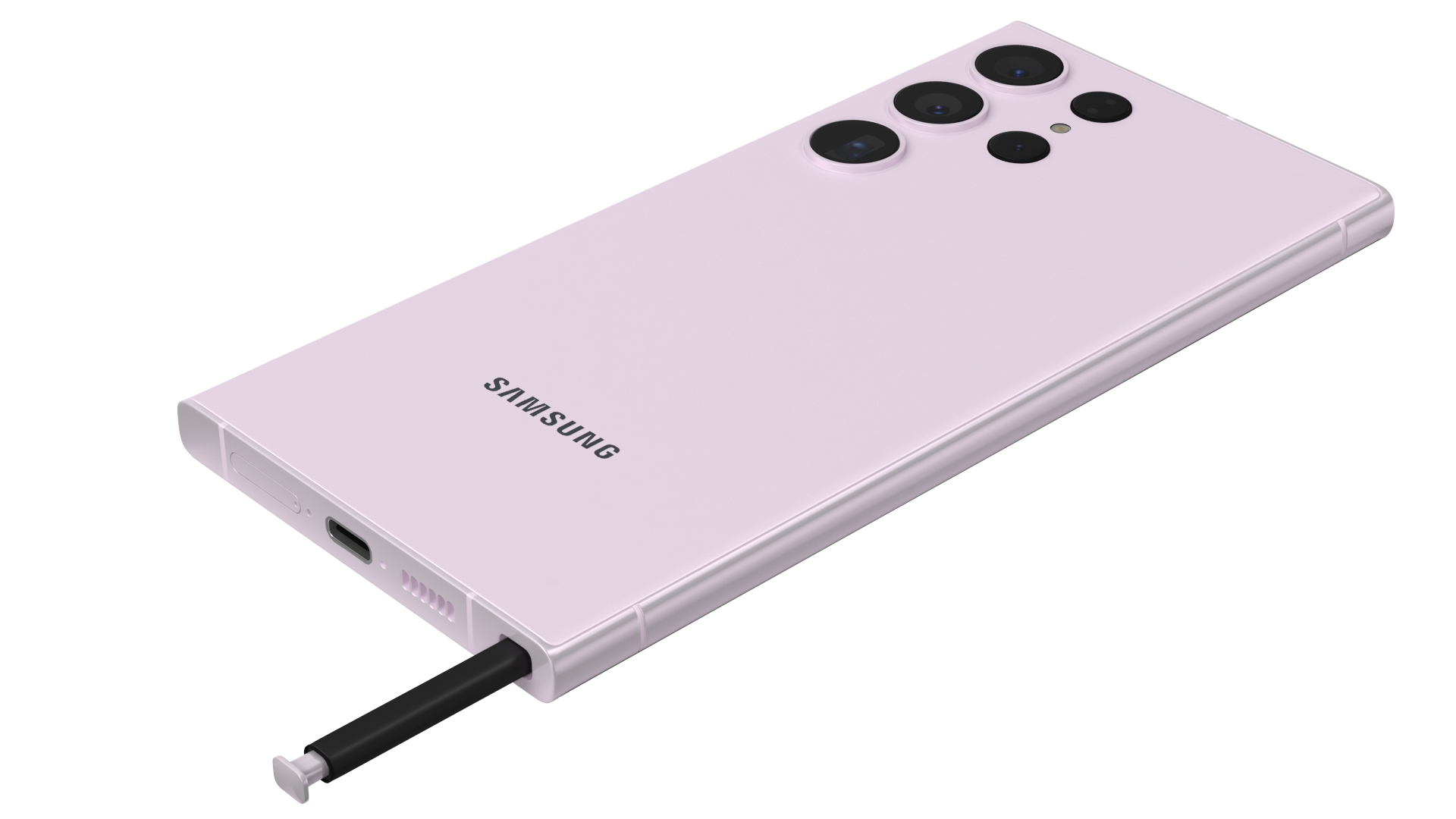 Flagship Smartphone Samsung Galaxy S23 Lavender 3D